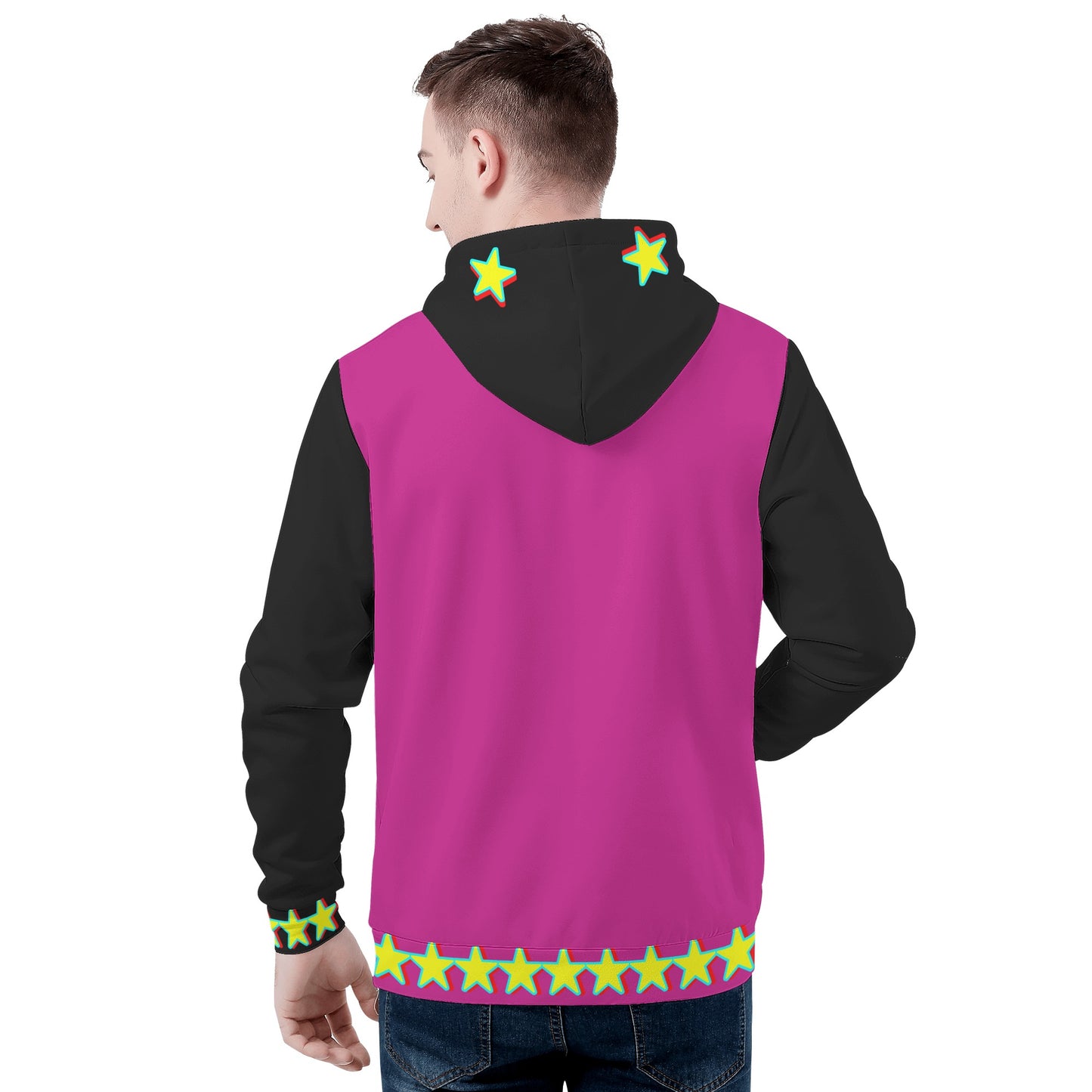 Star Gang Mens Purple/Black Hoodie