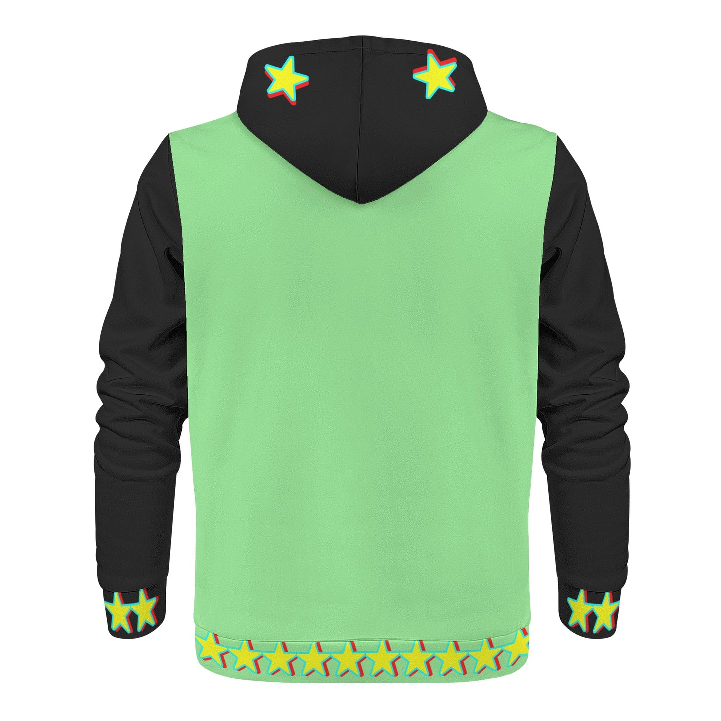 Star Gang Mens MintGreen/Black Hoodie