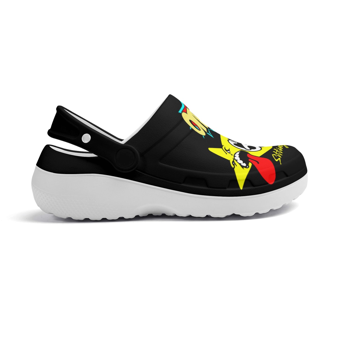 Star Gang Mens  Black Lightweight Star Kicks