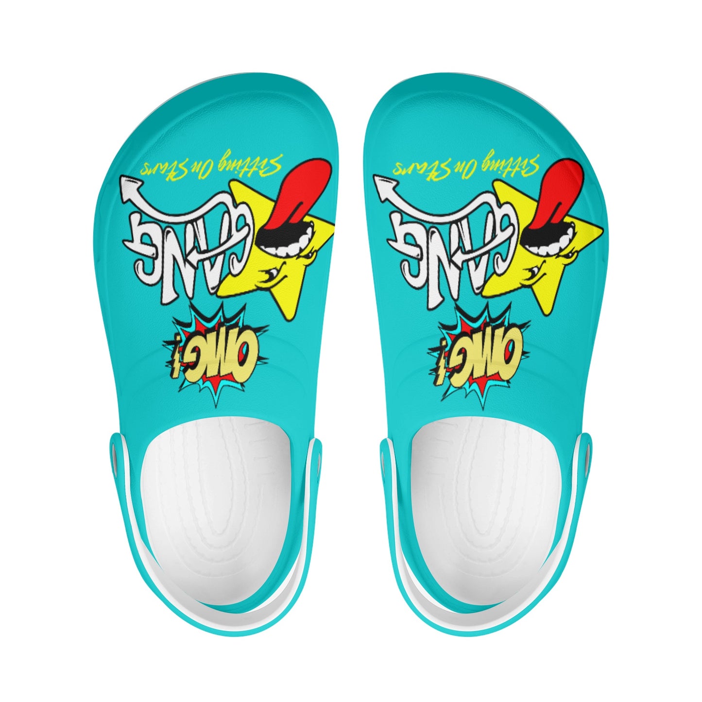 Star Gang Mens Turquoise Lightweight Star Kicks