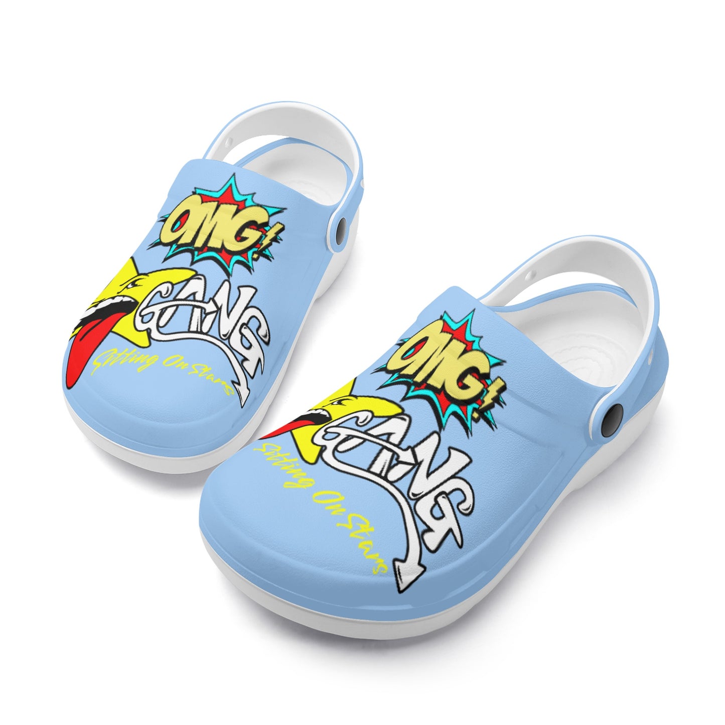 Star Gang Mens Sky Blue Lightweight Star Kicks