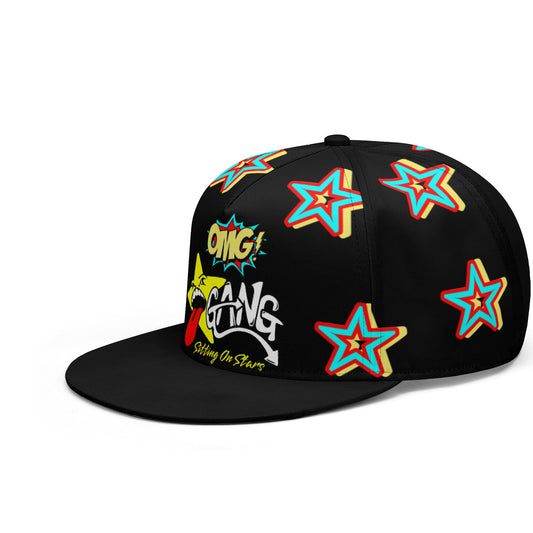 Star Gang Black Snapbacks