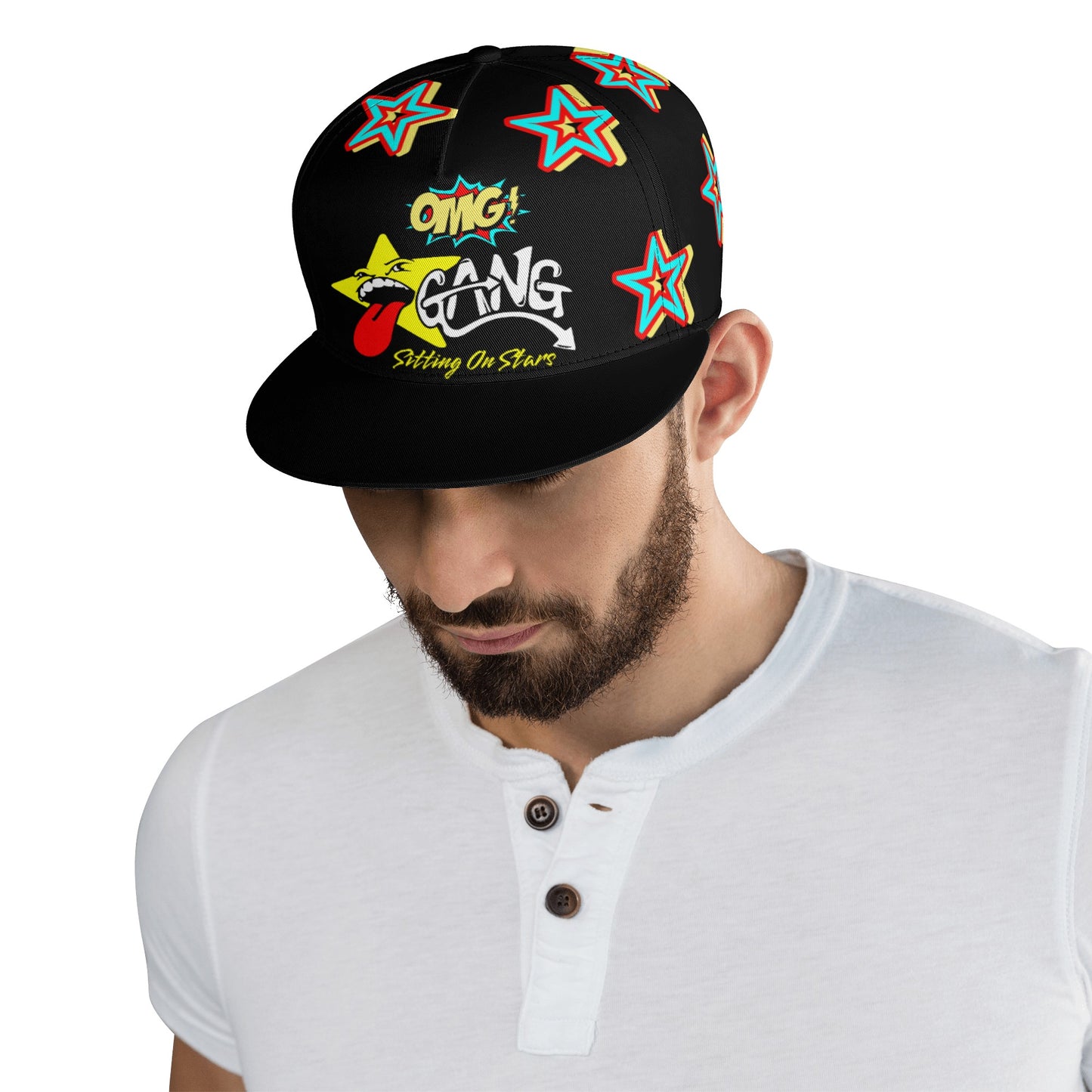 Star Gang Black Snapbacks