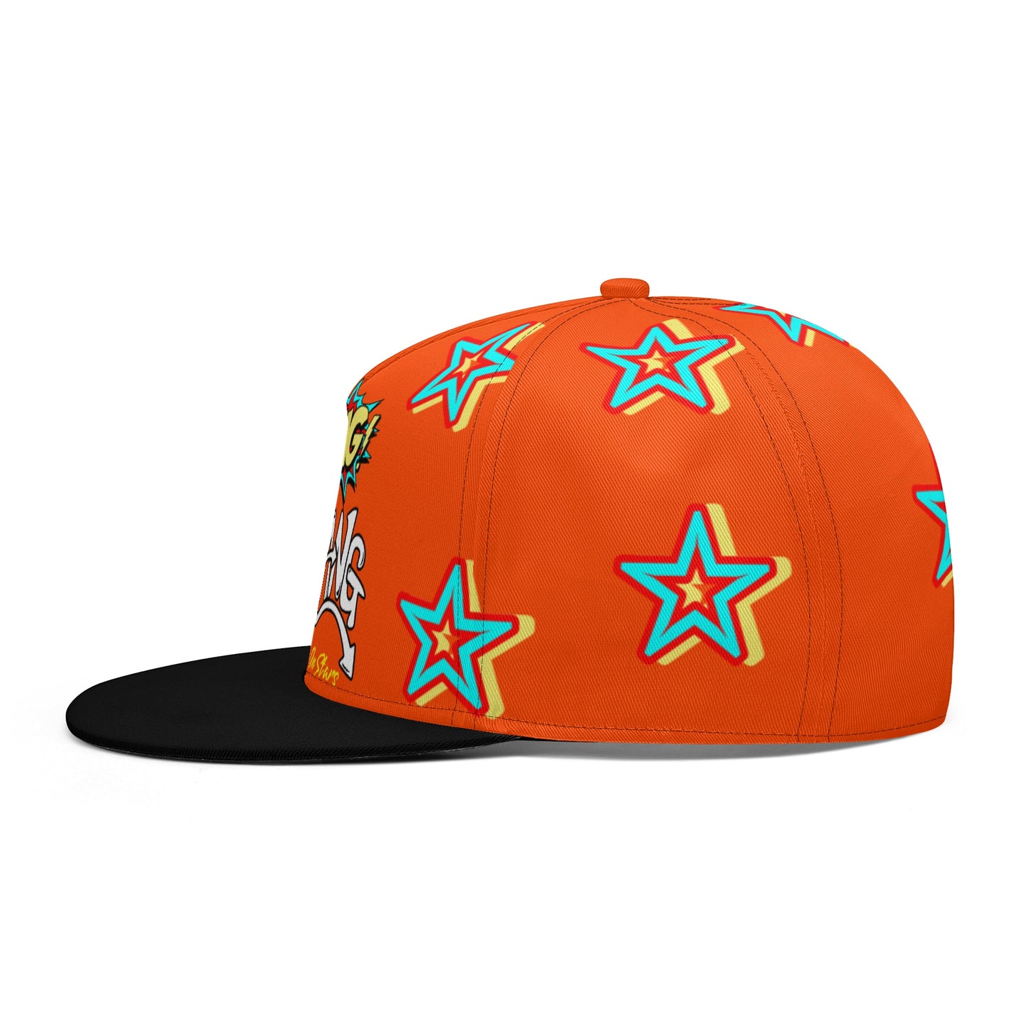 Star Gang Dark Orange Snapbacks