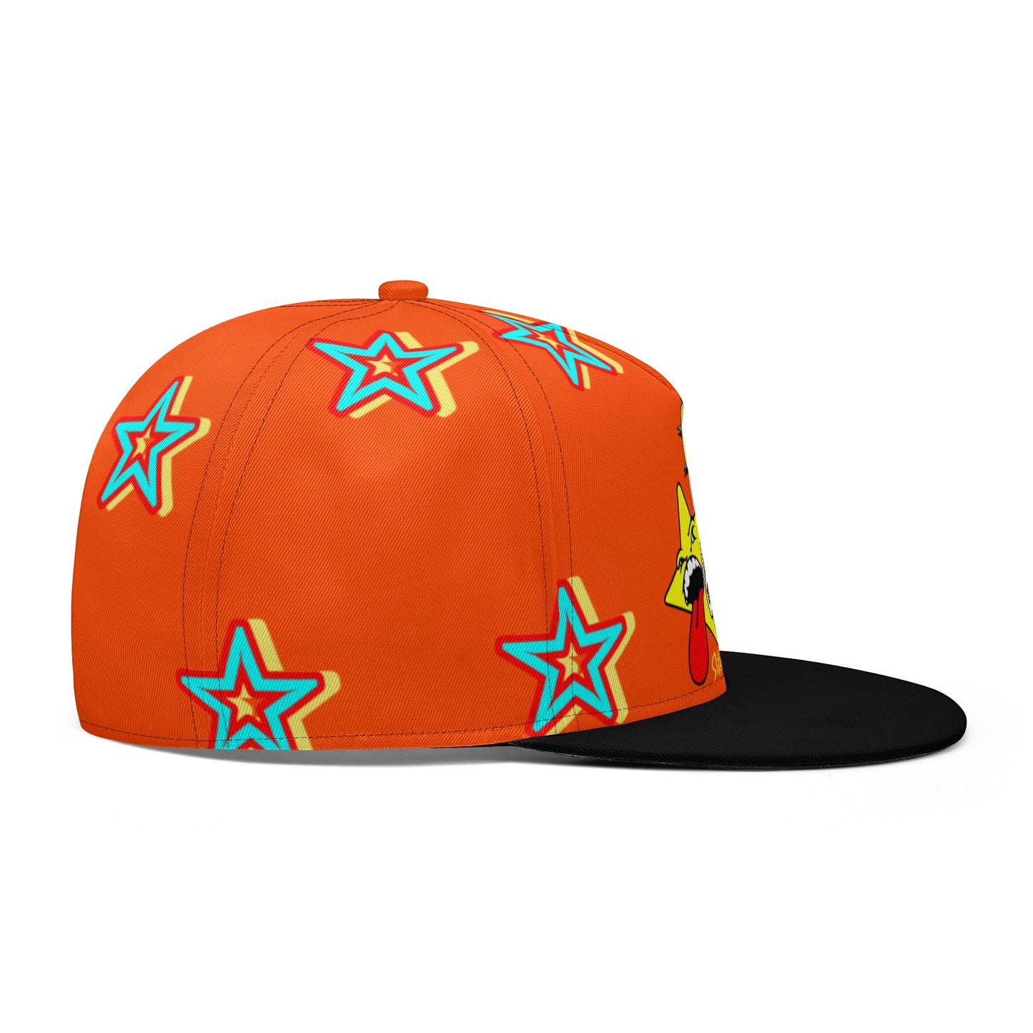 Star Gang Dark Orange Snapbacks