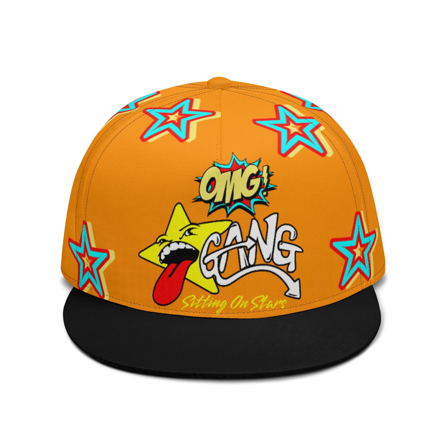 Star Gang Orange Snapbacks