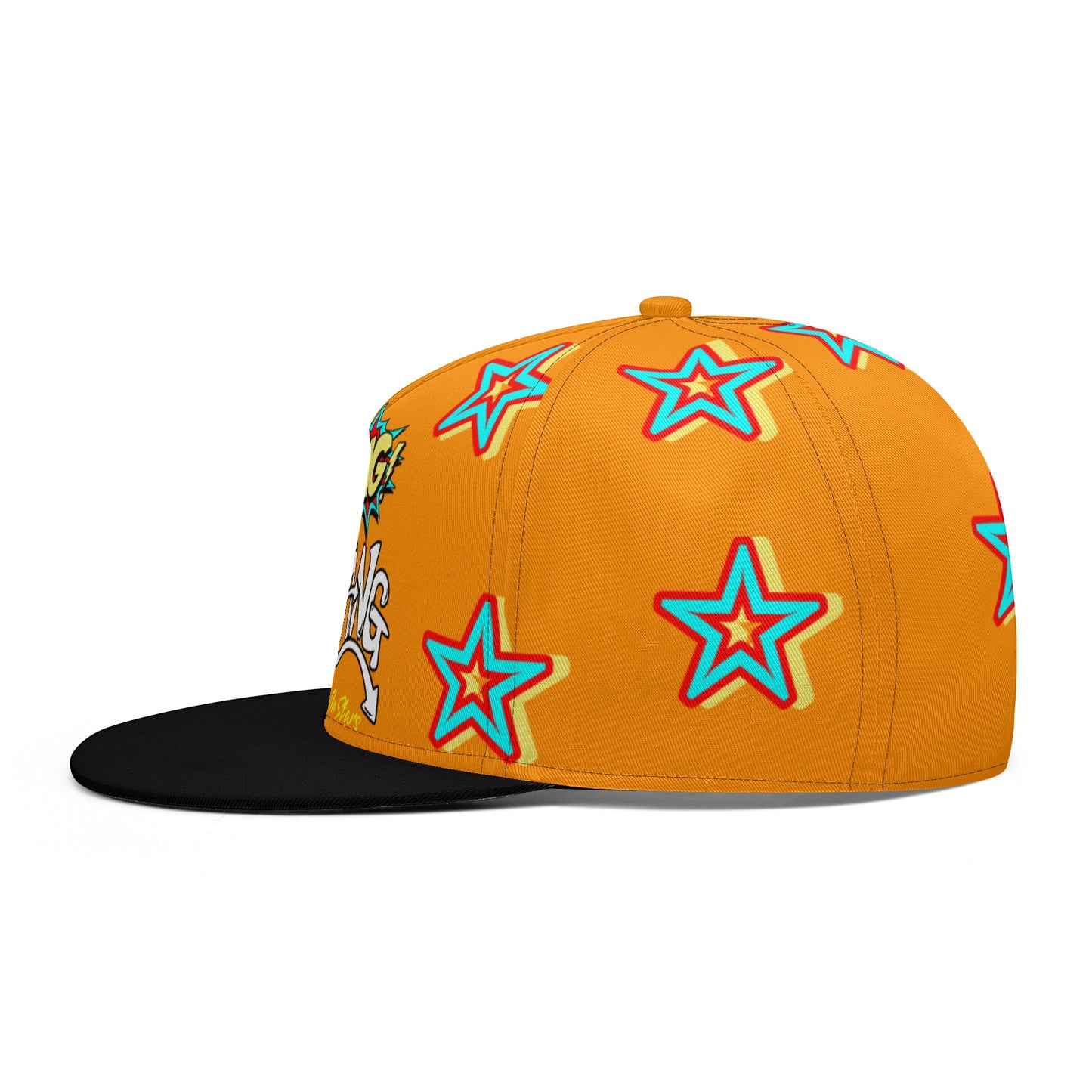 Star Gang Orange Snapbacks