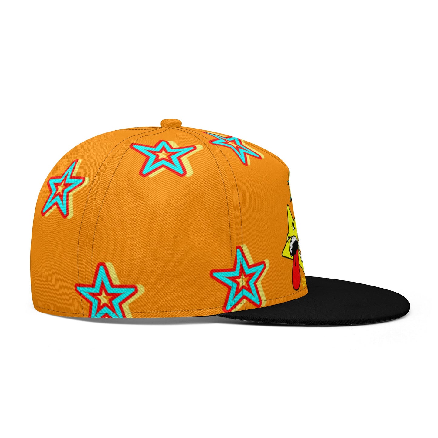 Star Gang Orange Snapbacks