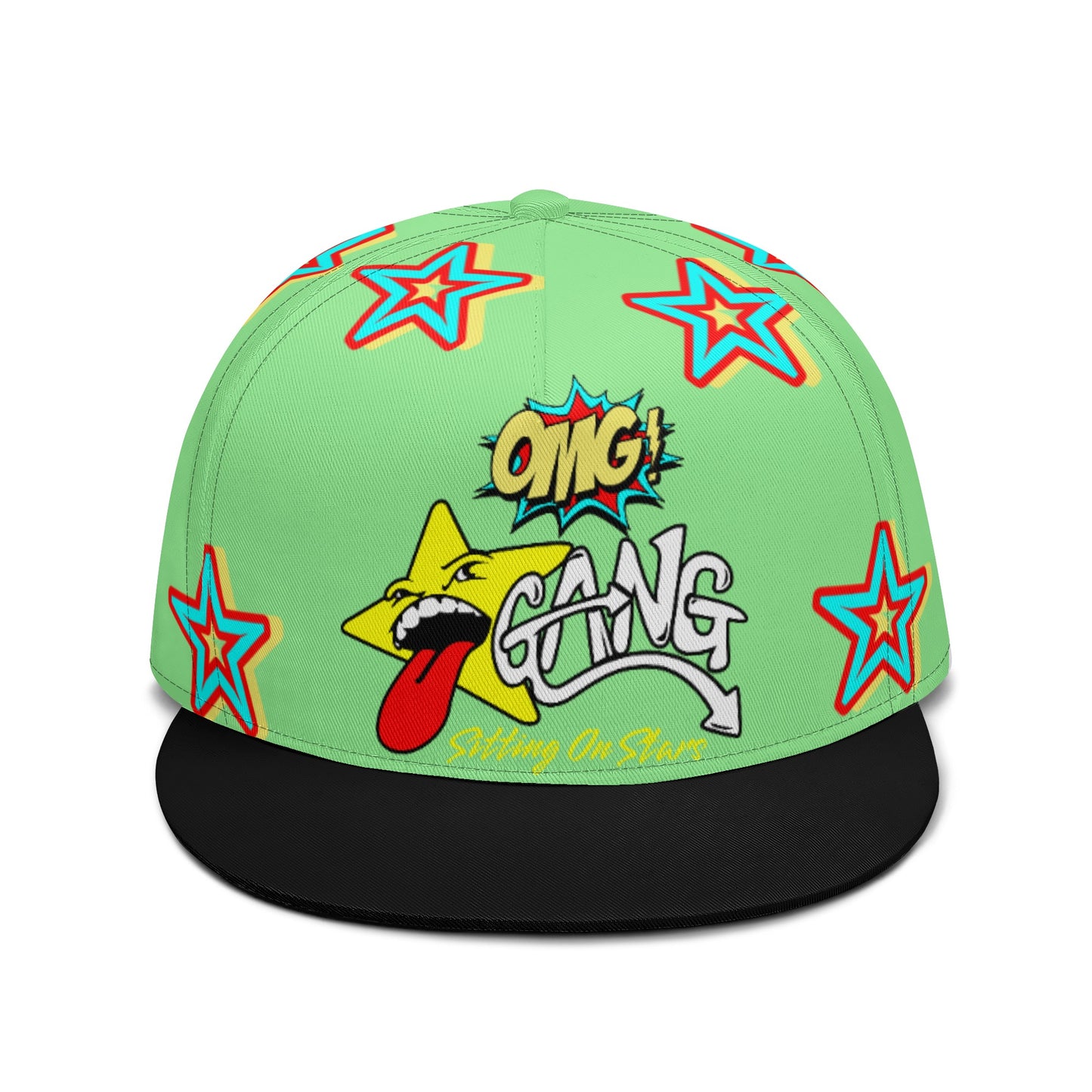 Star Gang Mint Green Snapbacks