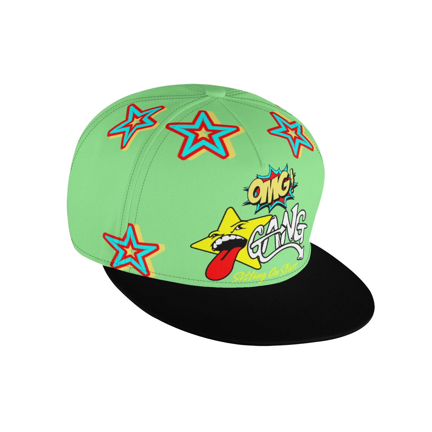 Star Gang Mint Green Snapbacks