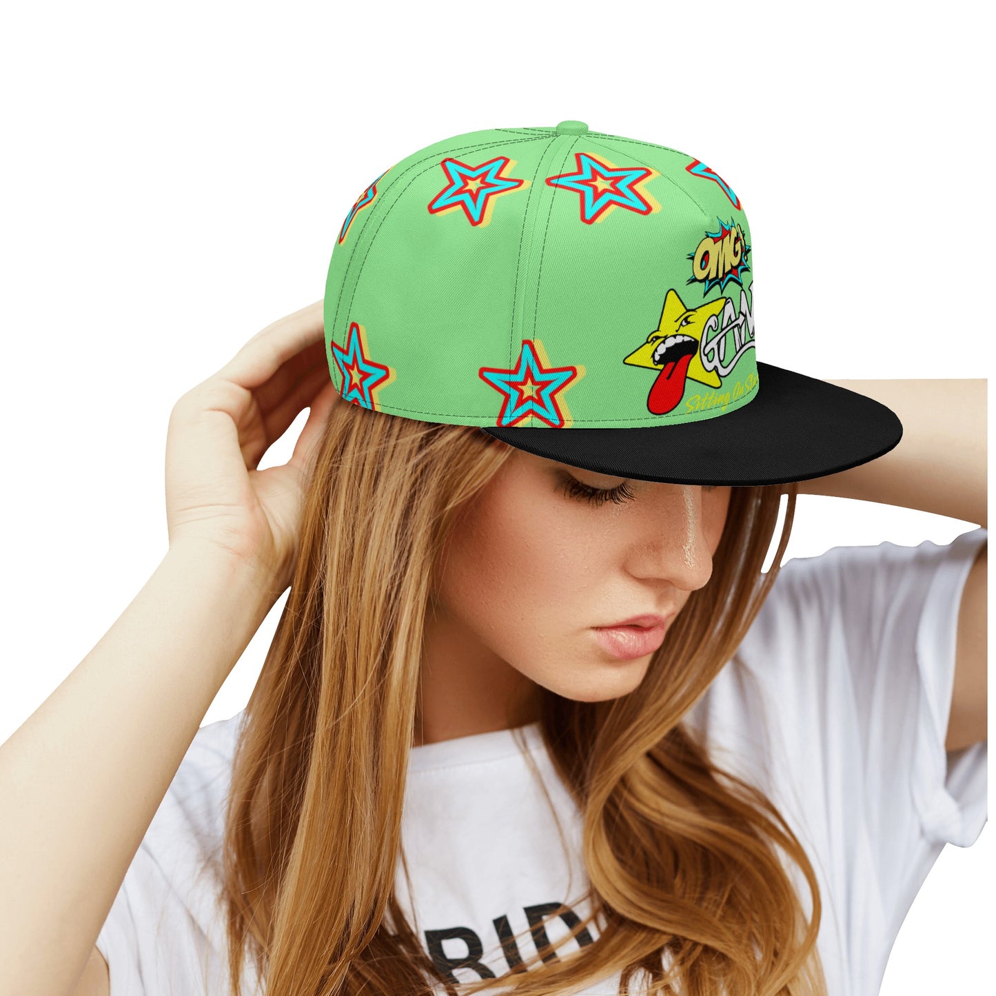 Star Gang Mint Green Snapbacks