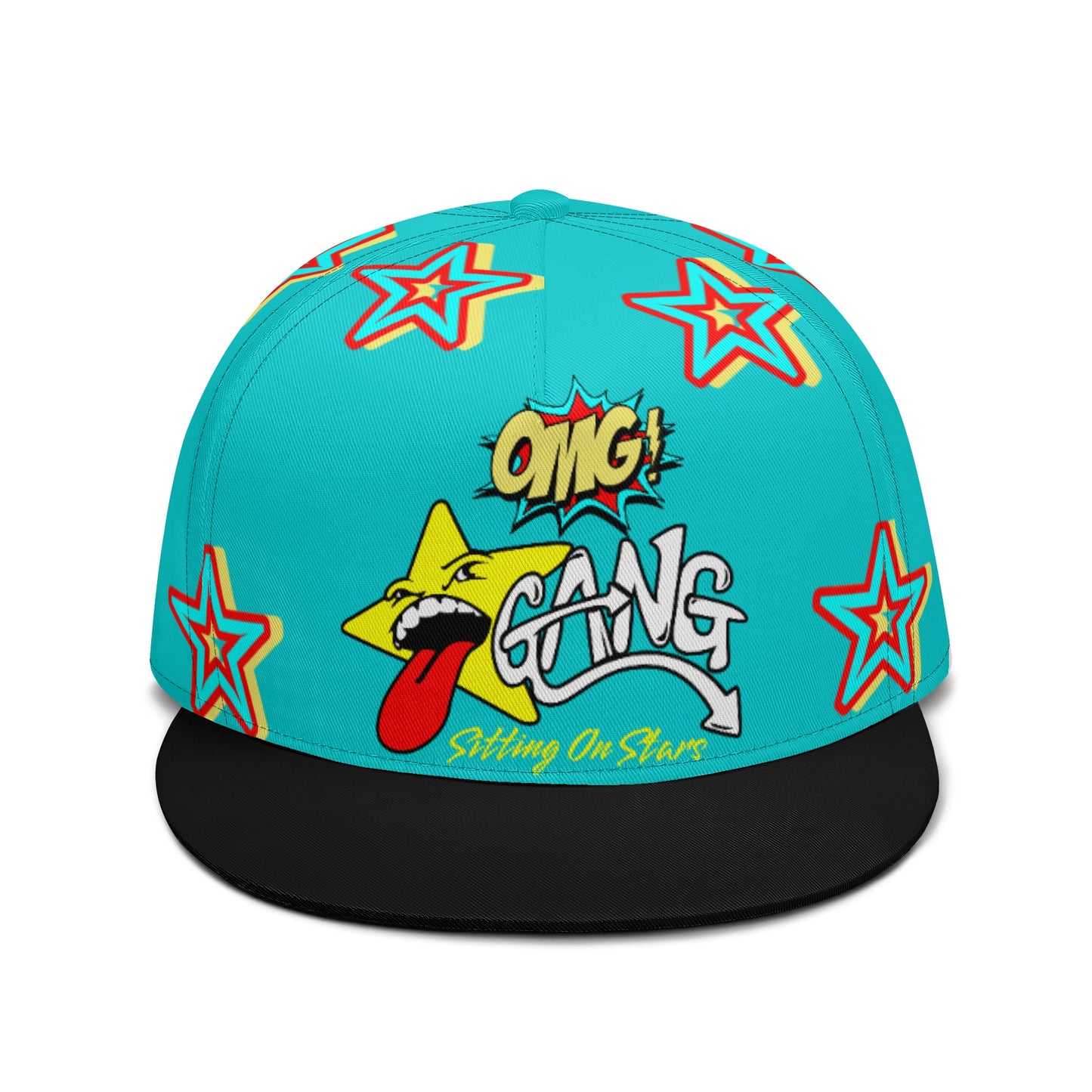 Star Gang Turquoise Snapbacks