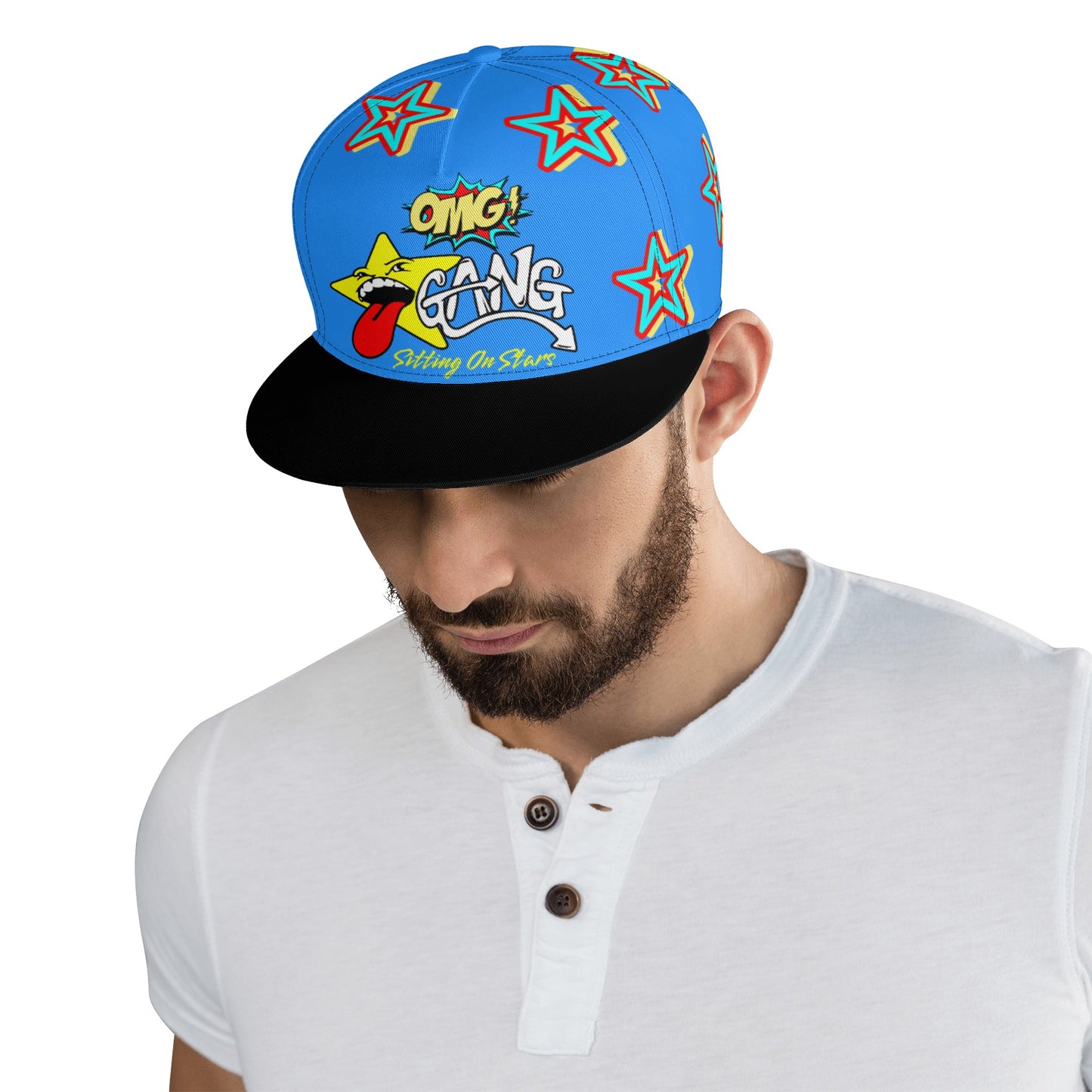 Star Gang Blue Snapbacks