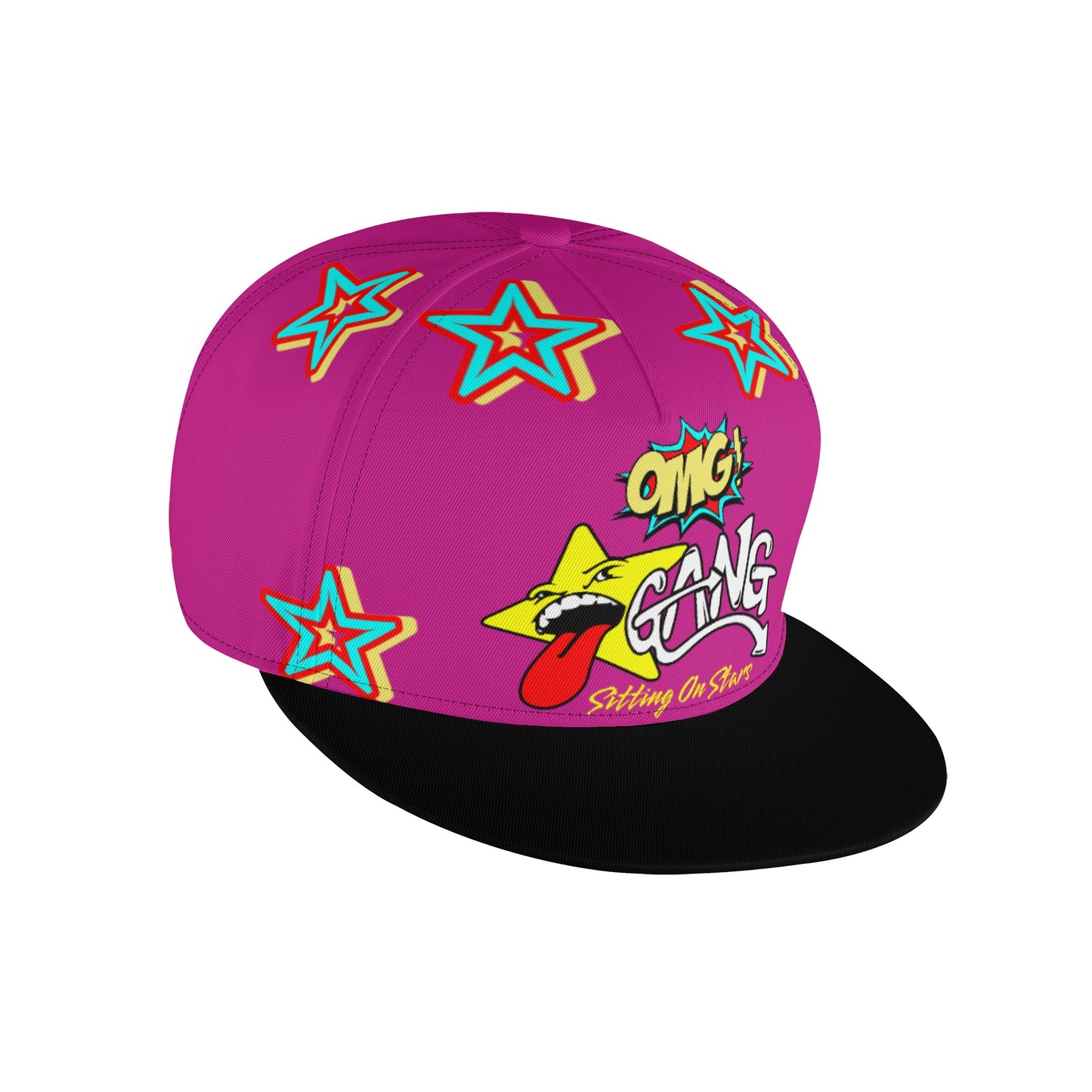 Star Gang Purple Snapbacks