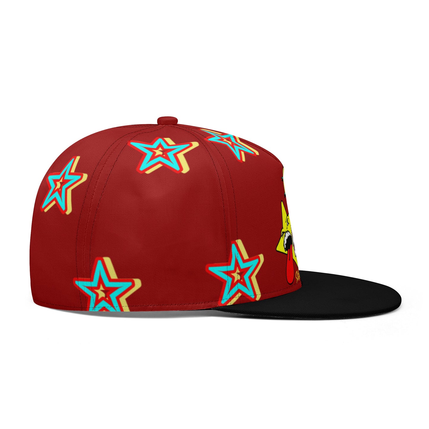 Star Gang Maroon Snapbacks