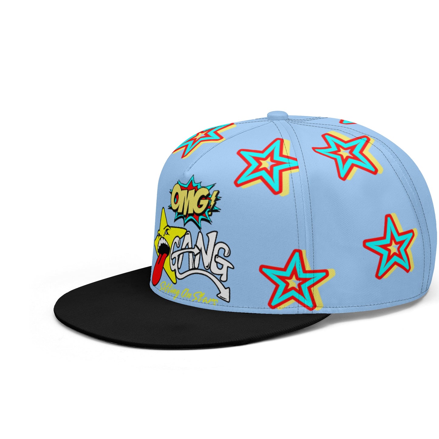 Star Gang Sky Blue Snapbacks