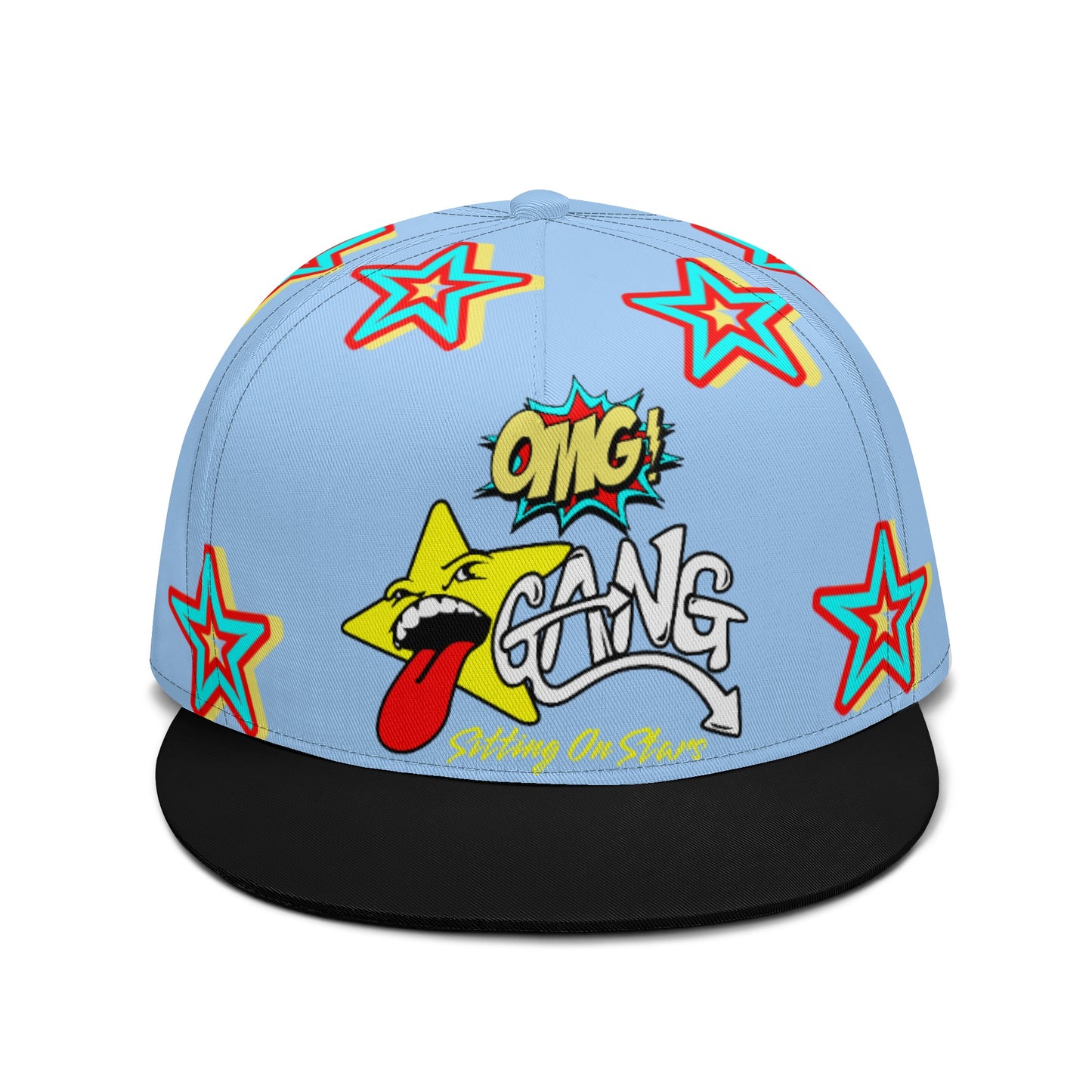 Star Gang Sky Blue Snapbacks