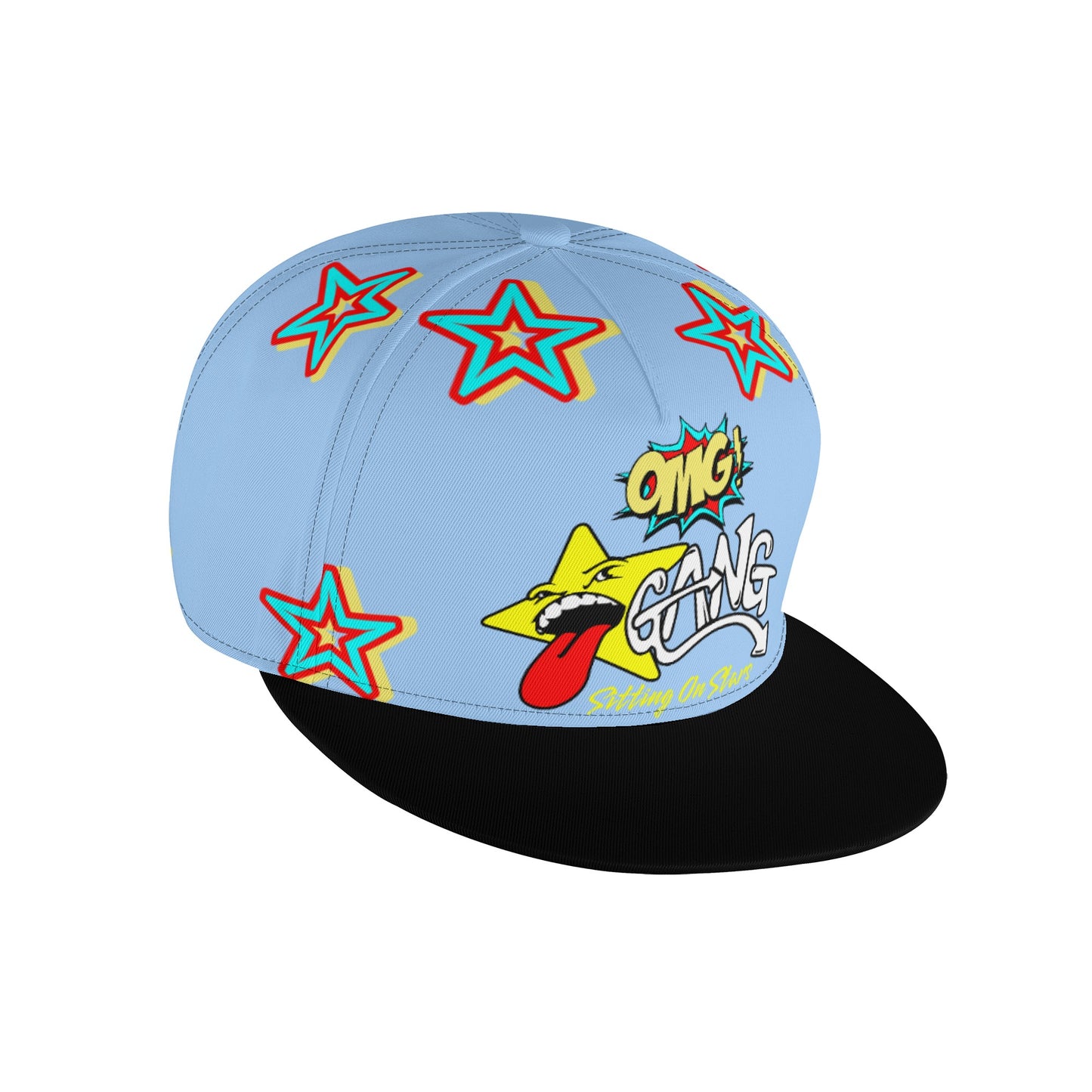 Star Gang Sky Blue Snapbacks