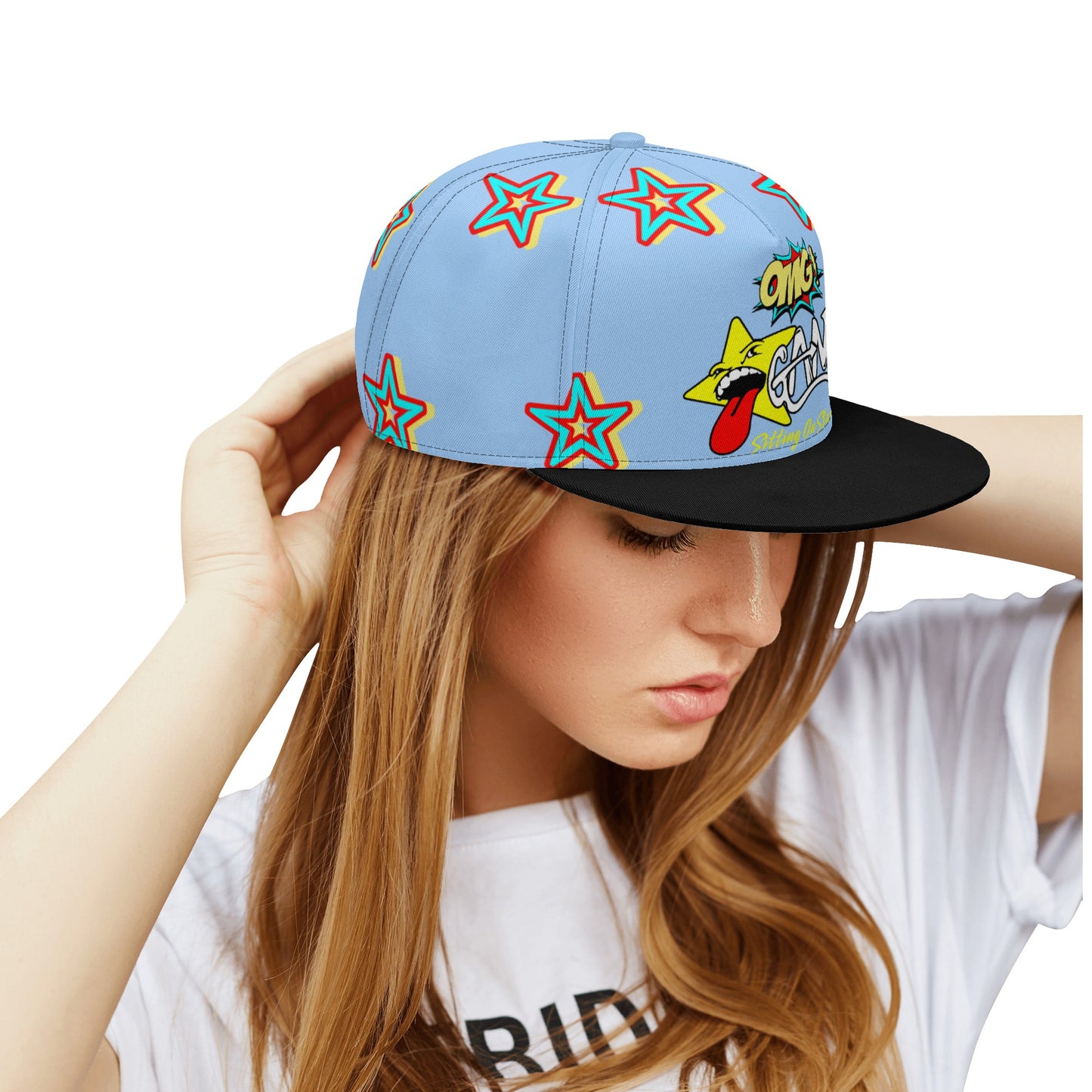 Star Gang Sky Blue Snapbacks