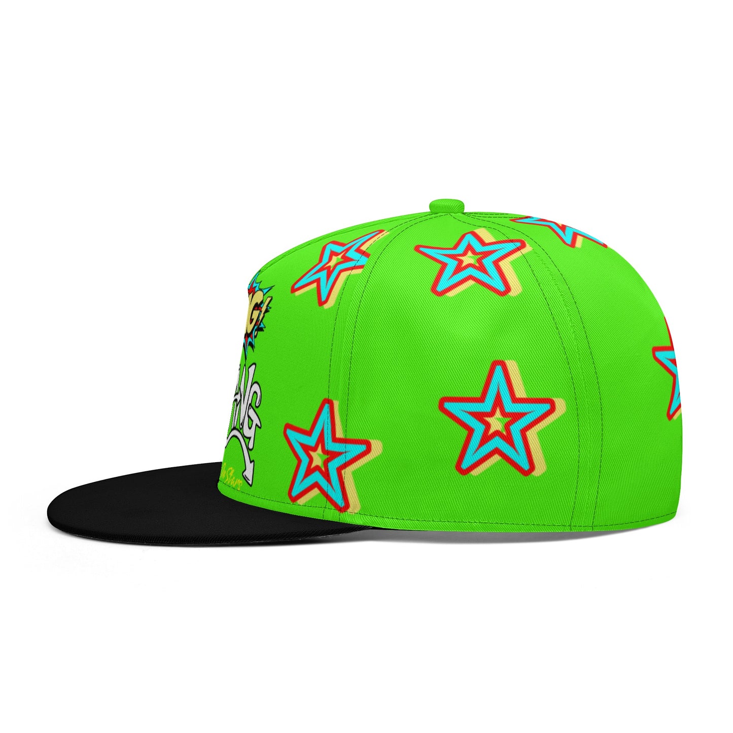 Star Gang Goo Green Snapbacks