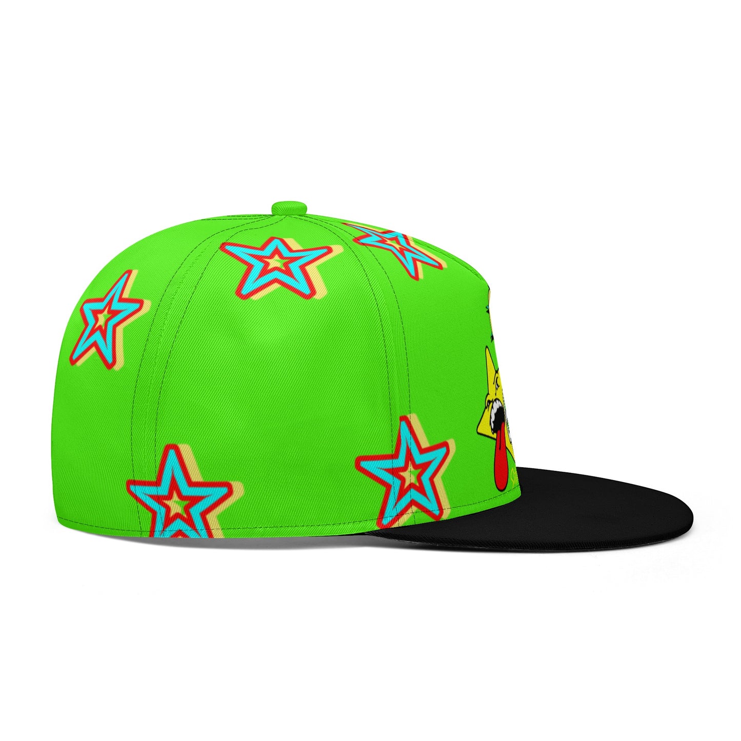 Star Gang Goo Green Snapbacks