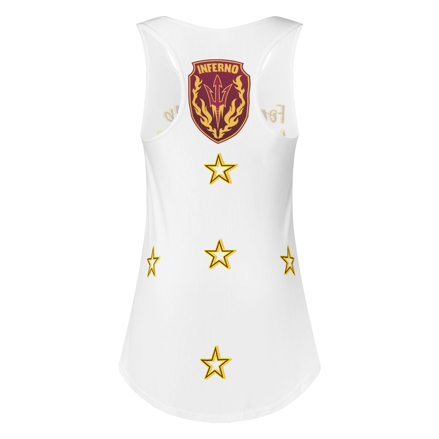 Sun Devils S.O.S Inferno Edition  Womens White Vest