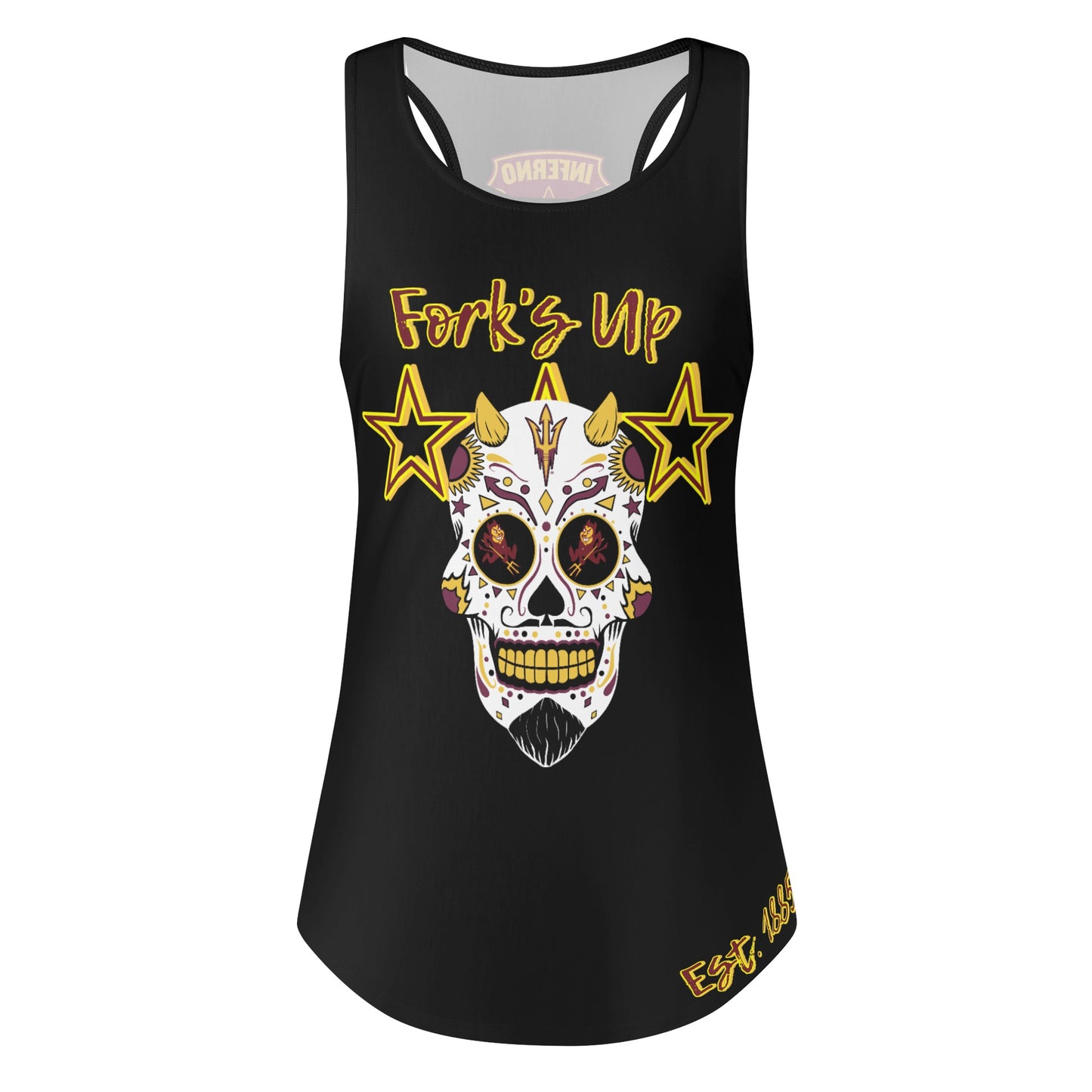 Sun Devils S.O.S Inferno Edition  Womens Black Vest