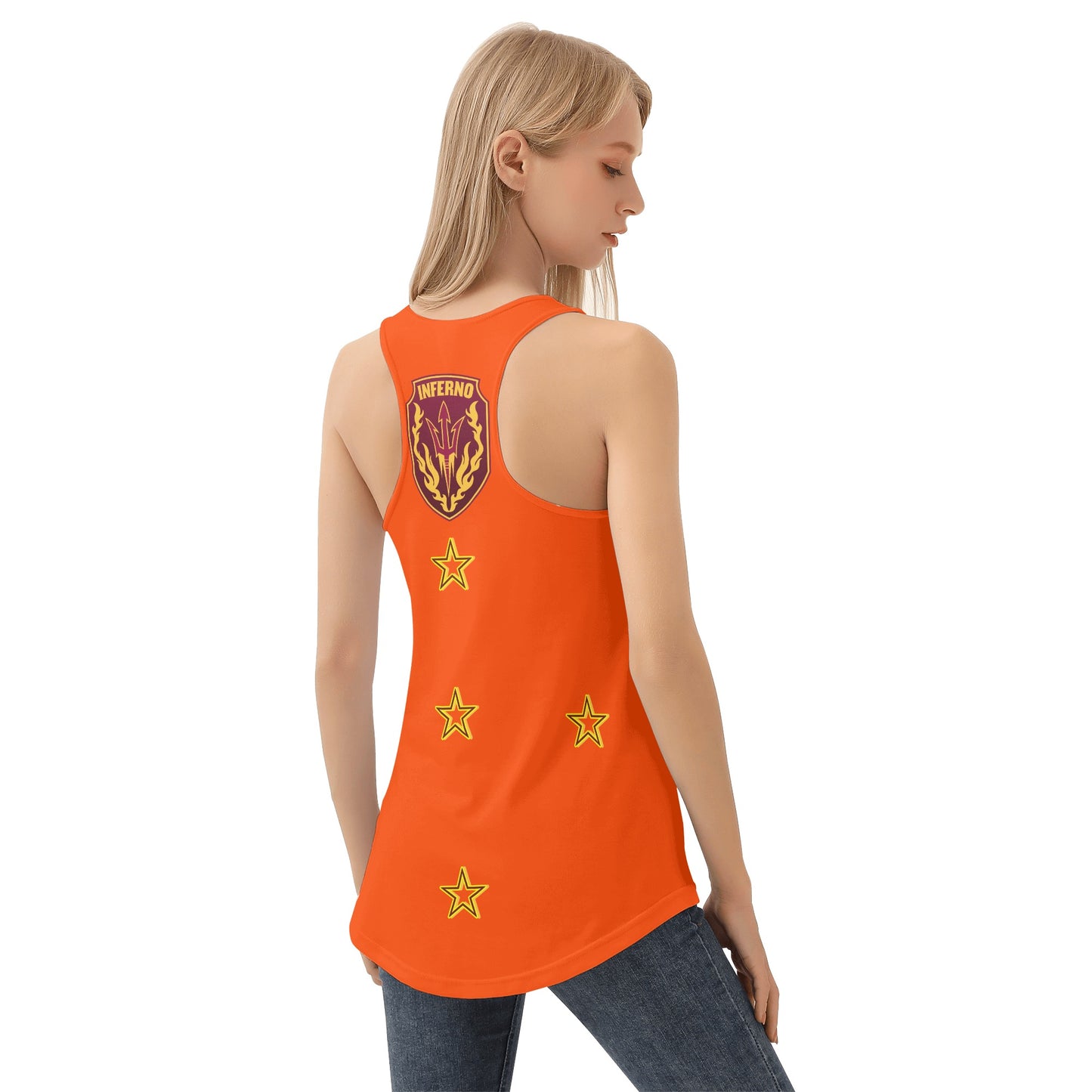 Sun Devils S.O.S Inferno Edition  Womens Dark Orange Vest