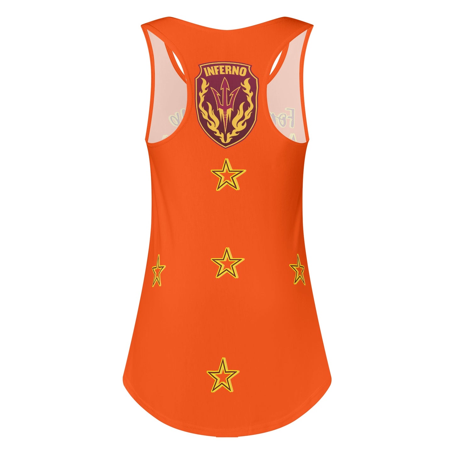 Sun Devils S.O.S Inferno Edition  Womens Dark Orange Vest