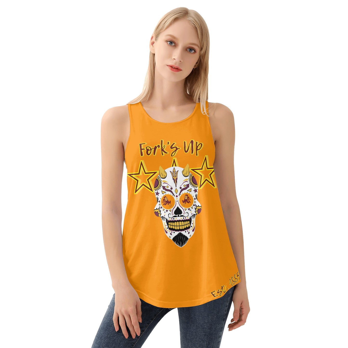 Sun Devils S.O.S Inferno Edition Womens Orange Vest