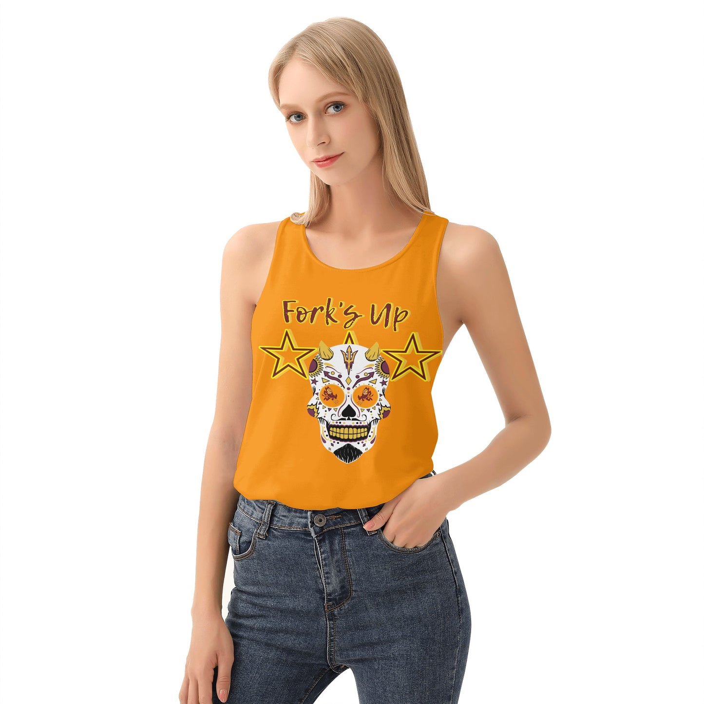 Sun Devils S.O.S Inferno Edition Womens Orange Vest