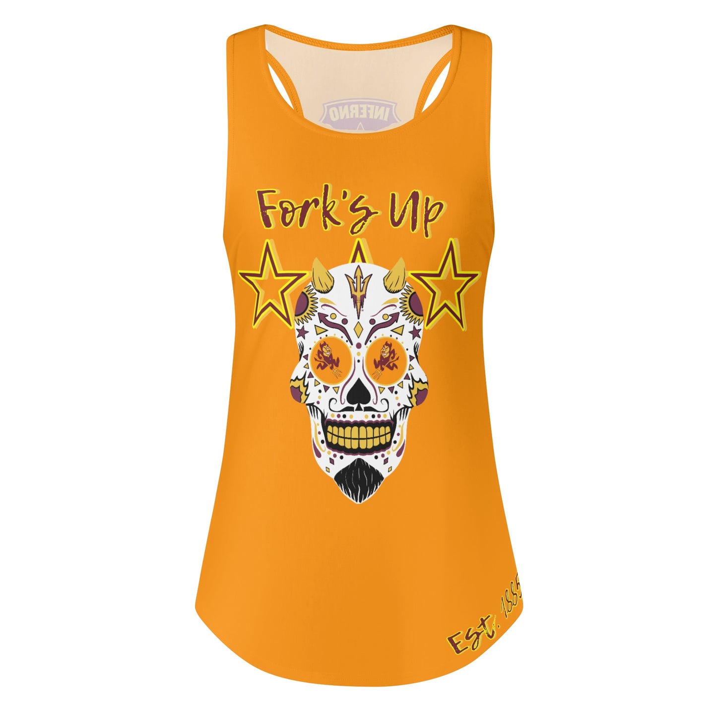 Sun Devils S.O.S Inferno Edition Womens Orange Vest