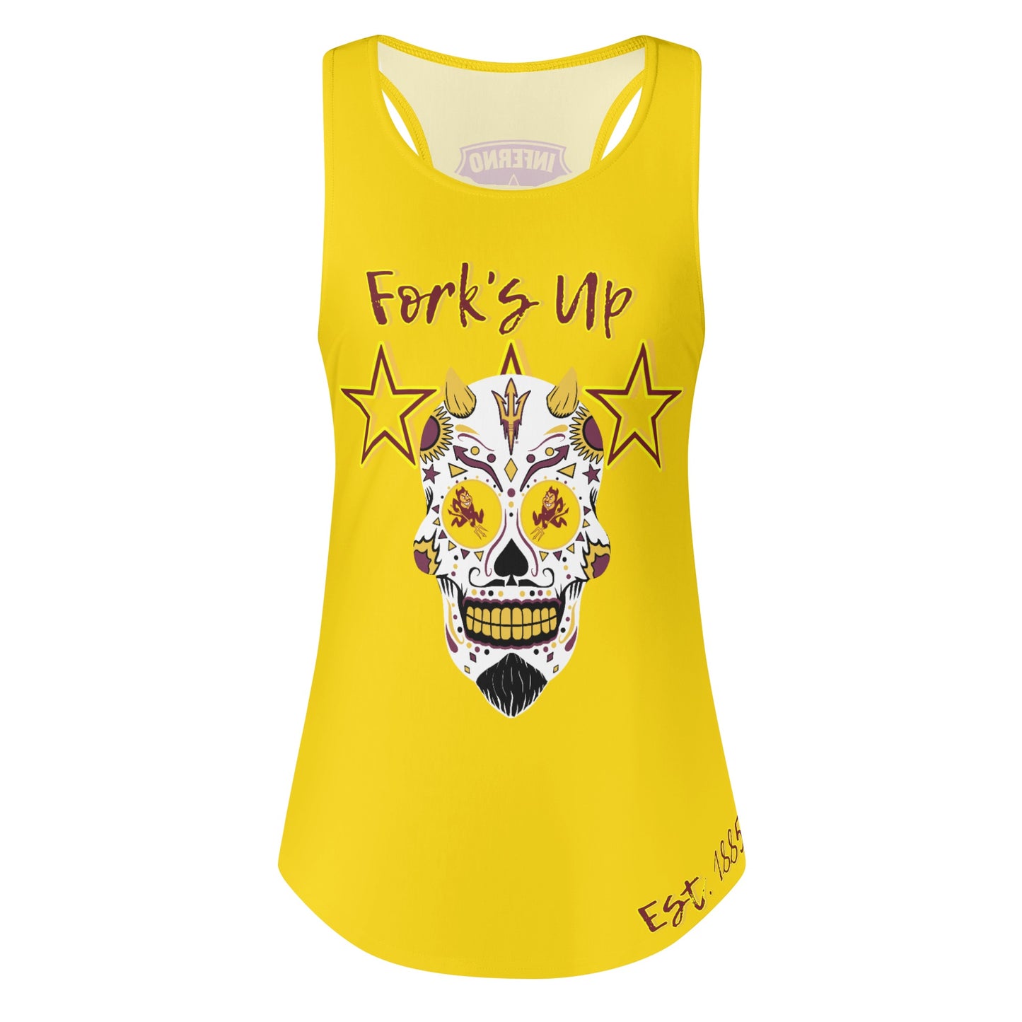 Sun Devils S.O.S Inferno Edition Womens Gold Vest