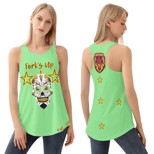 Sun Devils S.O.S Inferno Edition Womens Mint Green Vest