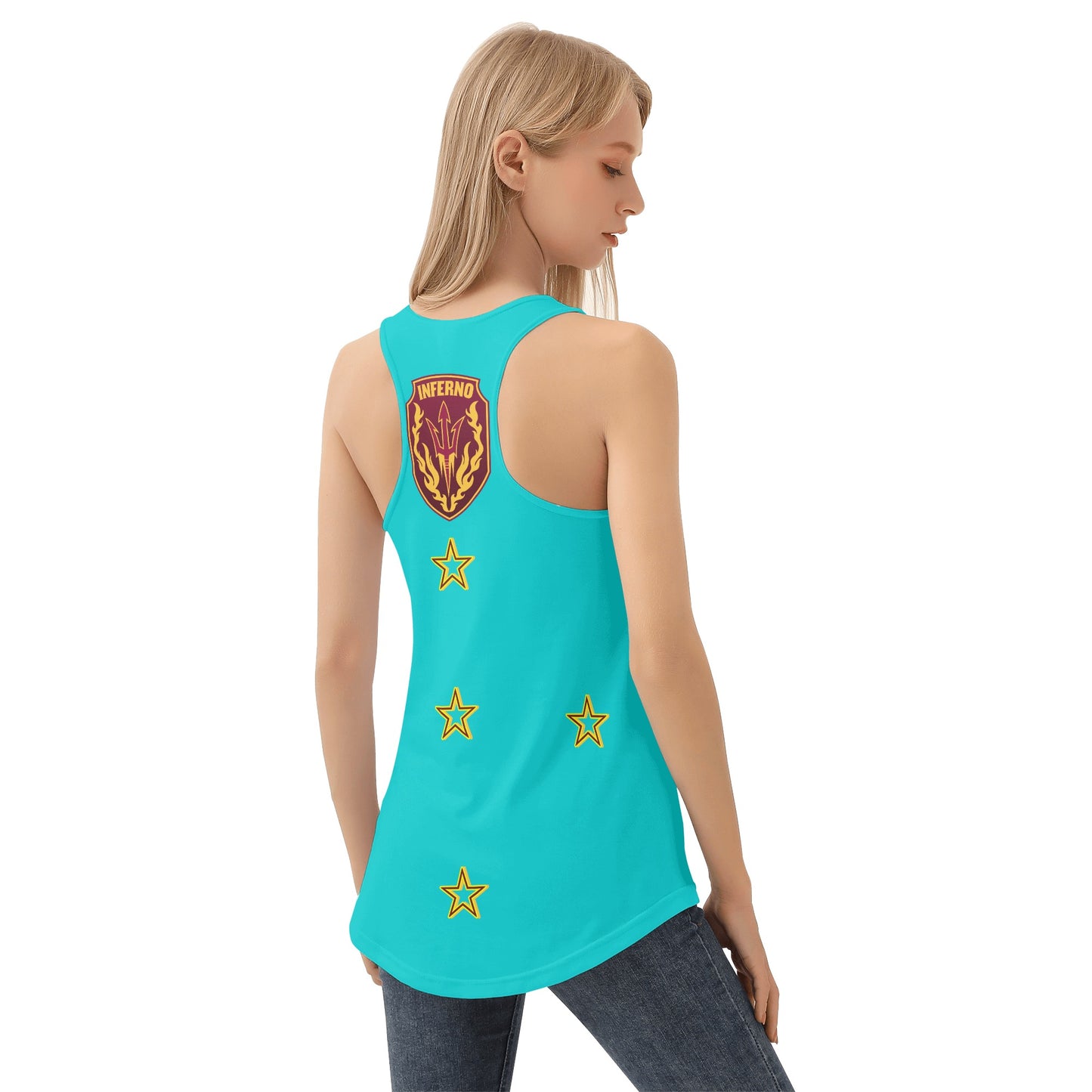 Sun Devils S.O.S Inferno Edition  Womens Turquoise Vest