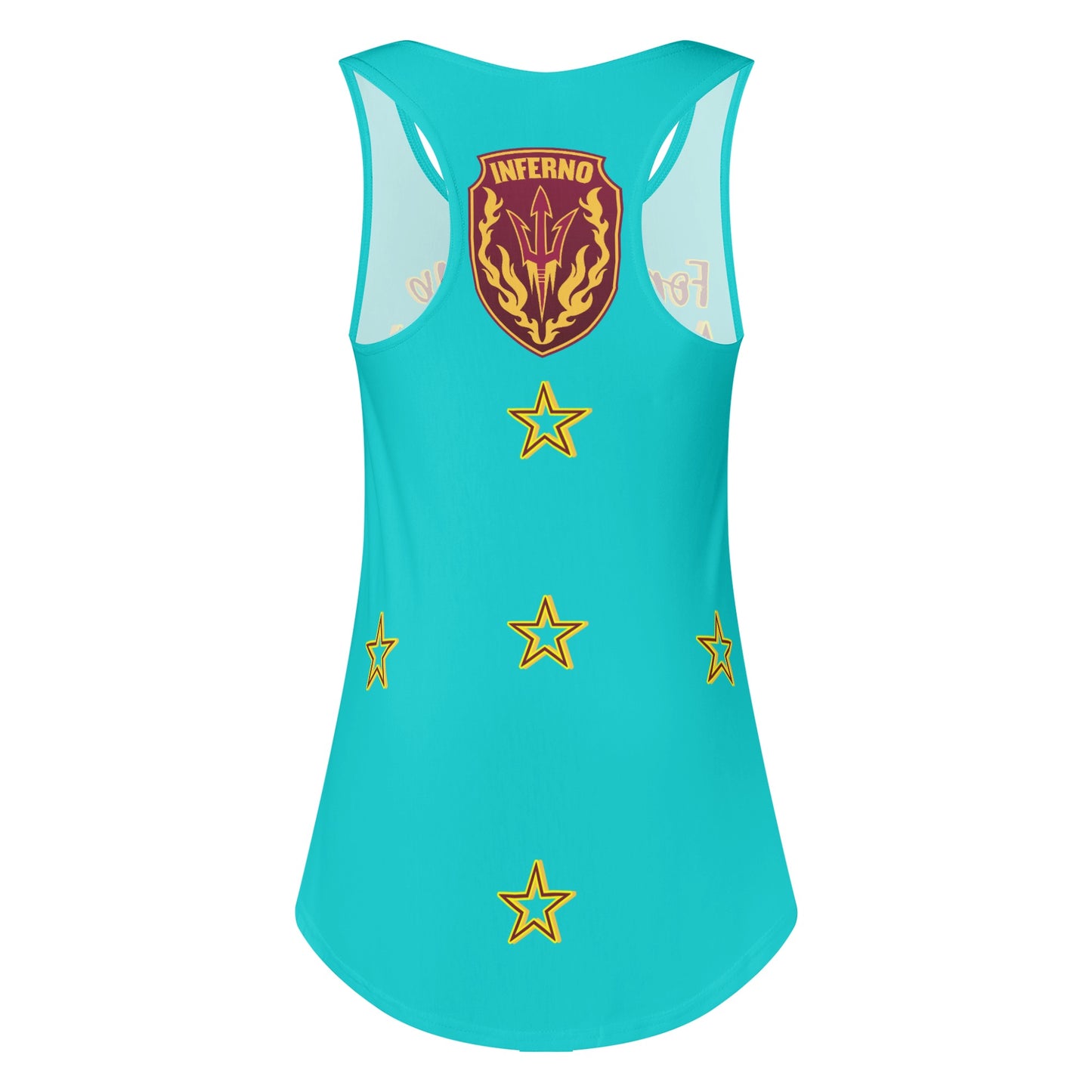 Sun Devils S.O.S Inferno Edition  Womens Turquoise Vest