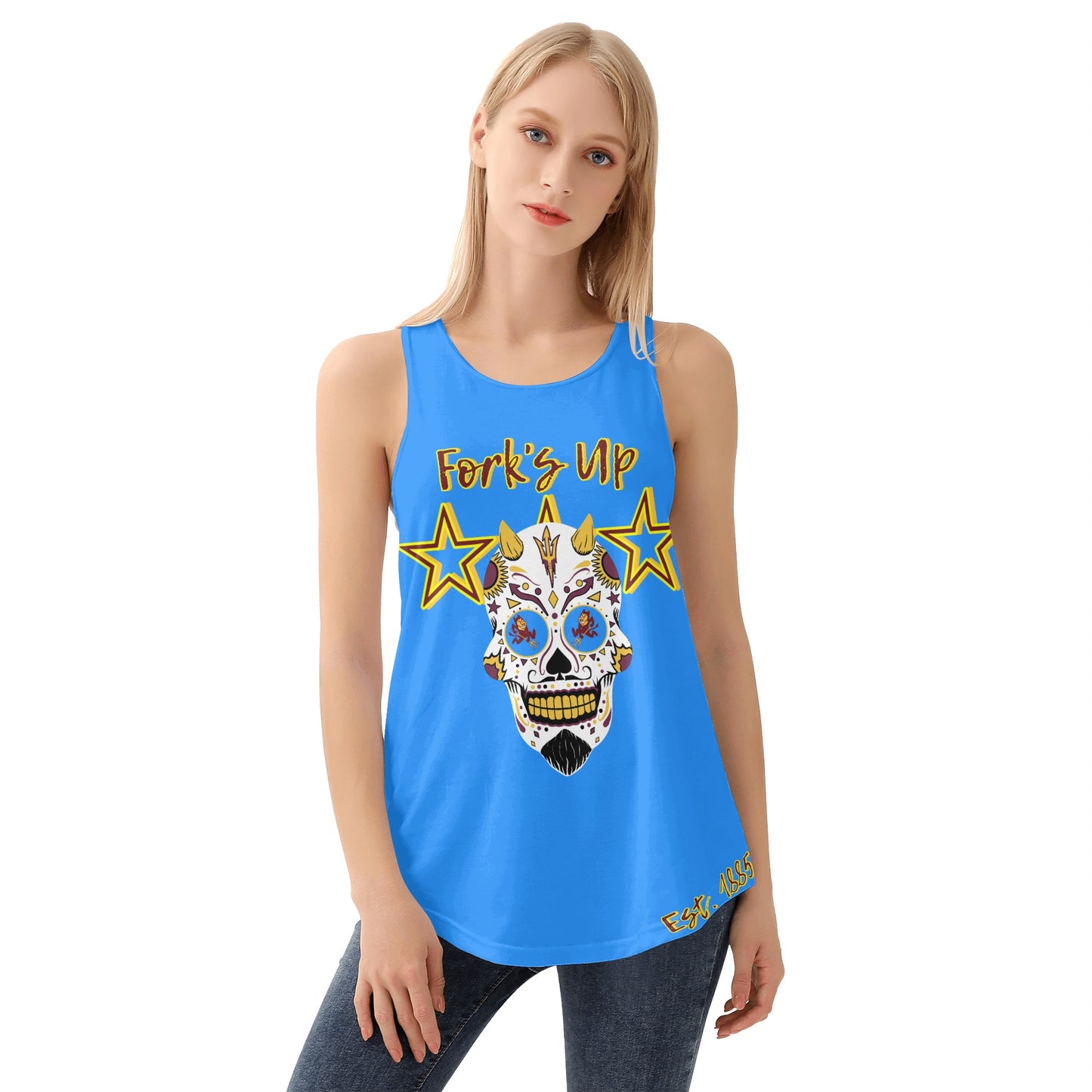 Sun Devils S.O.S Inferno Edition Womens Blue Vest