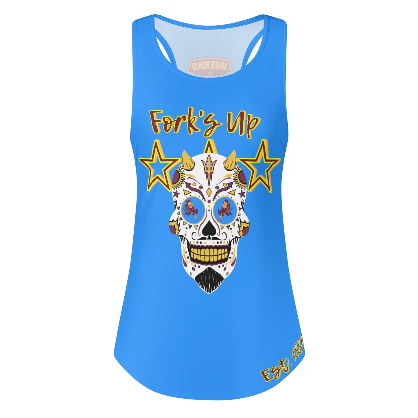 Sun Devils S.O.S Inferno Edition Womens Blue Vest