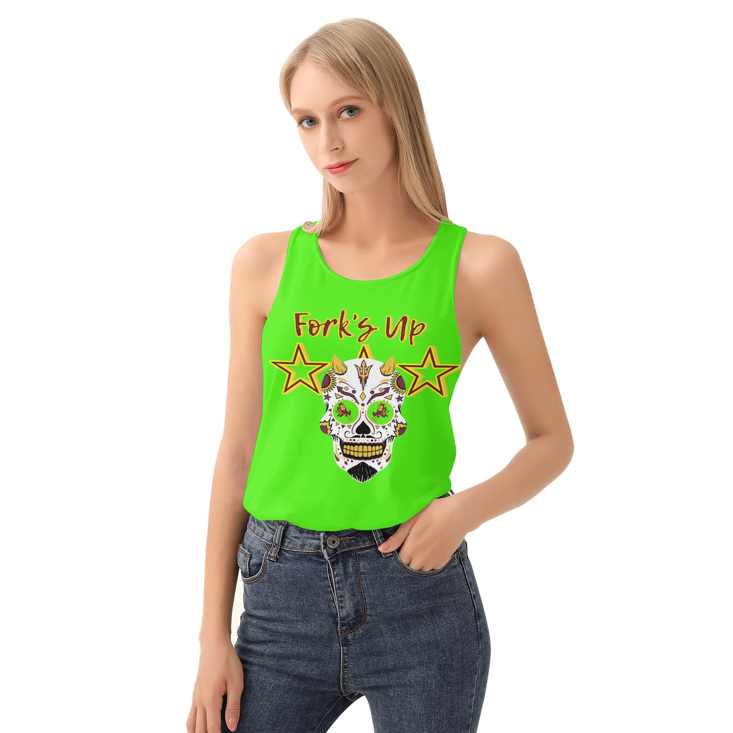 Sun Devils S.O.S Inferno Edition  Womens Goo Green Vest