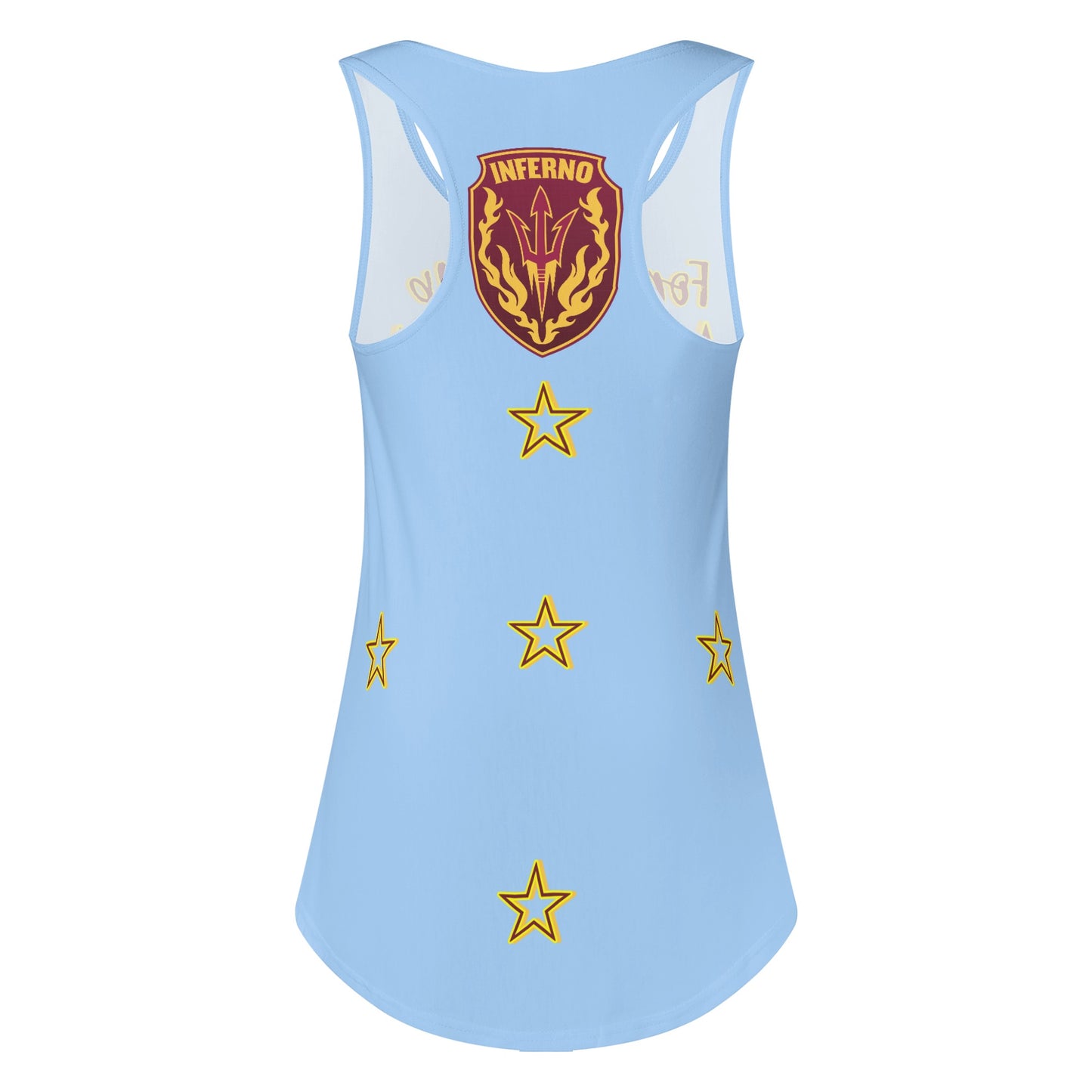 Sun Devils S.O.S Inferno Edition  Womens Sky Blue Vest