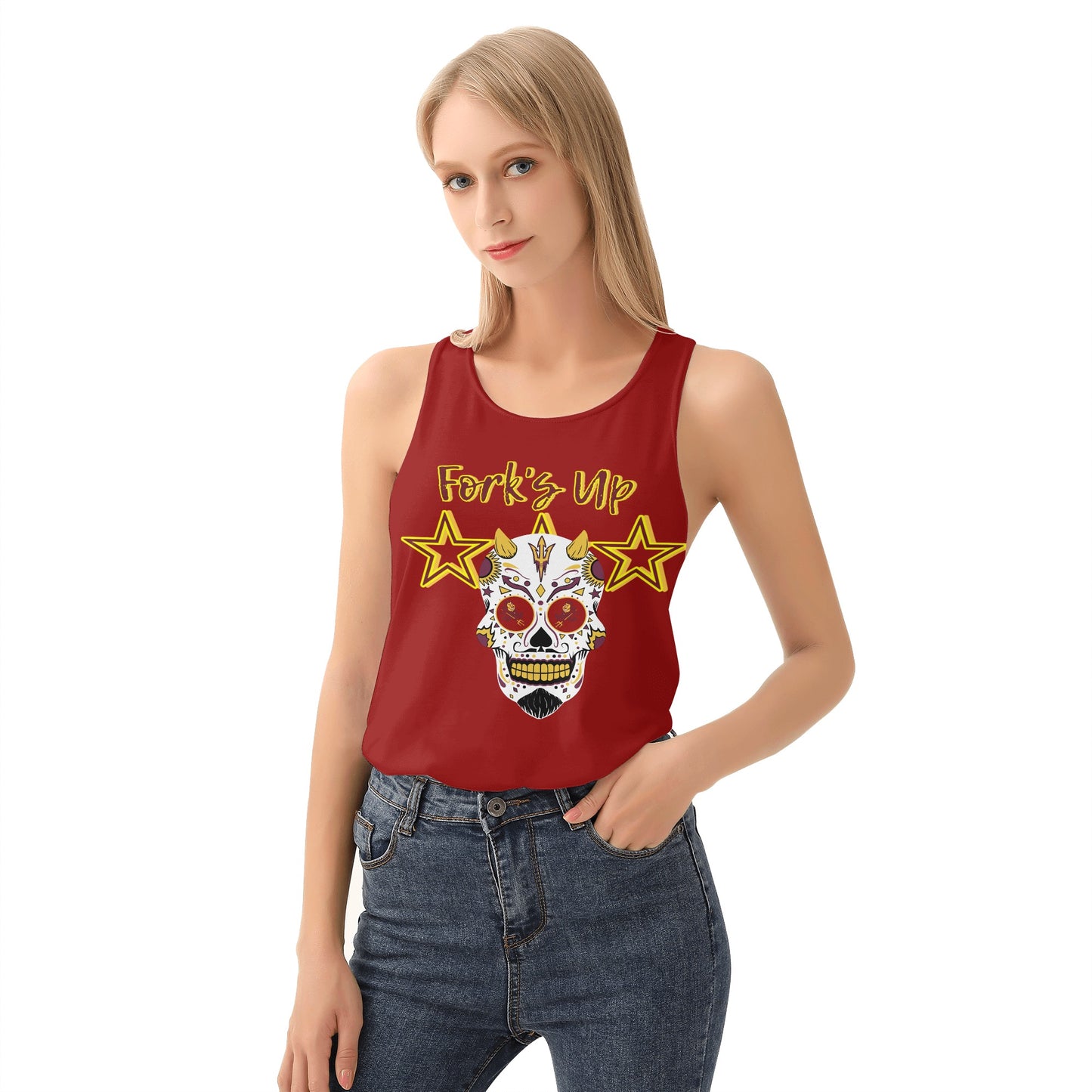 Sun Devils S.O.S Inferno Edition Womens Maroon Vest