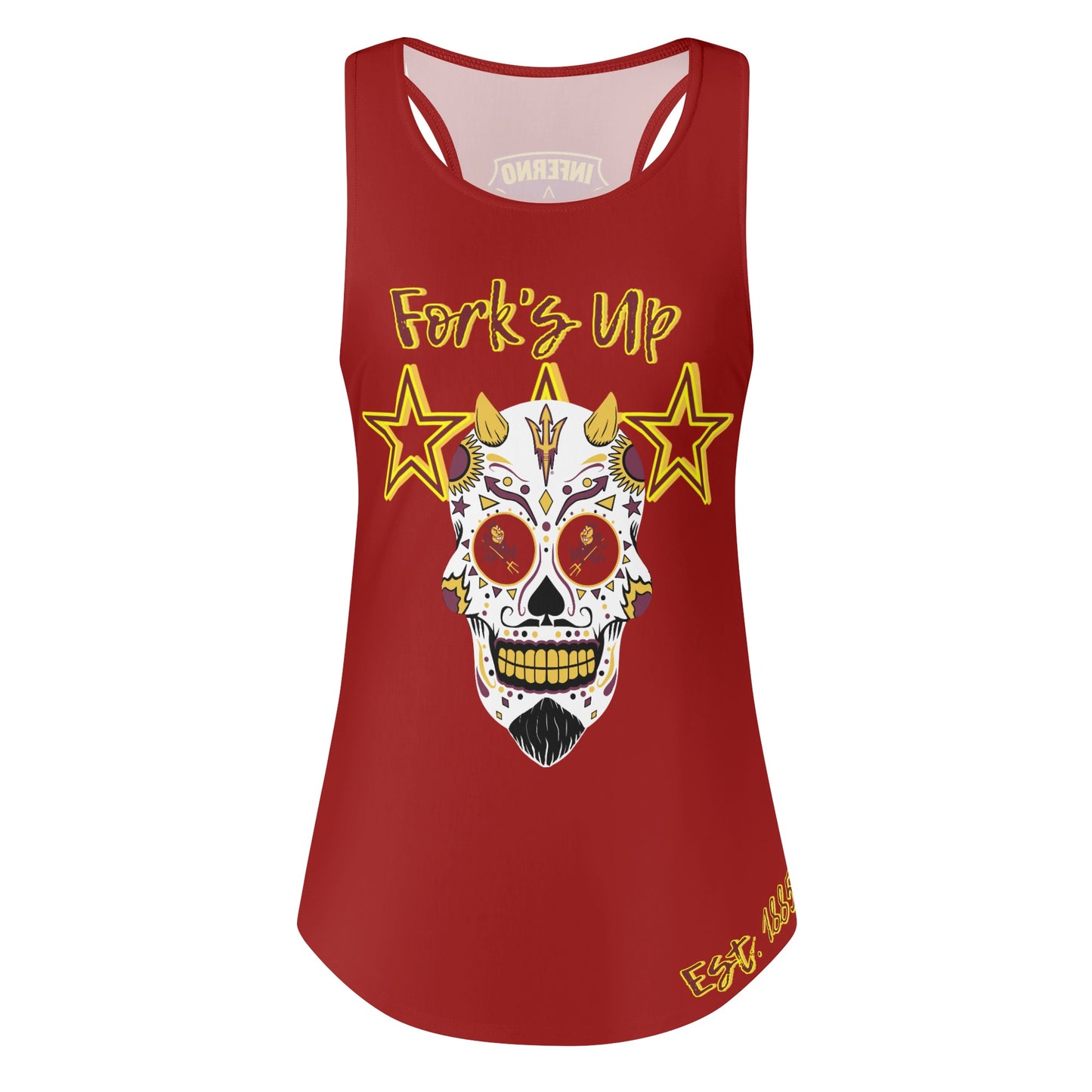 Sun Devils S.O.S Inferno Edition Womens Maroon Vest