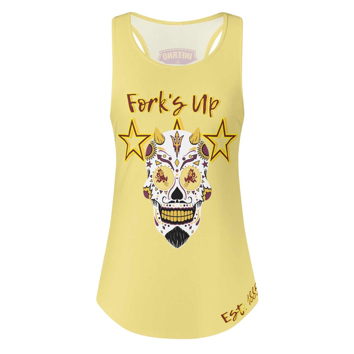 Sun Devils S.O.S Inferno Edition  Womens Tan Vest