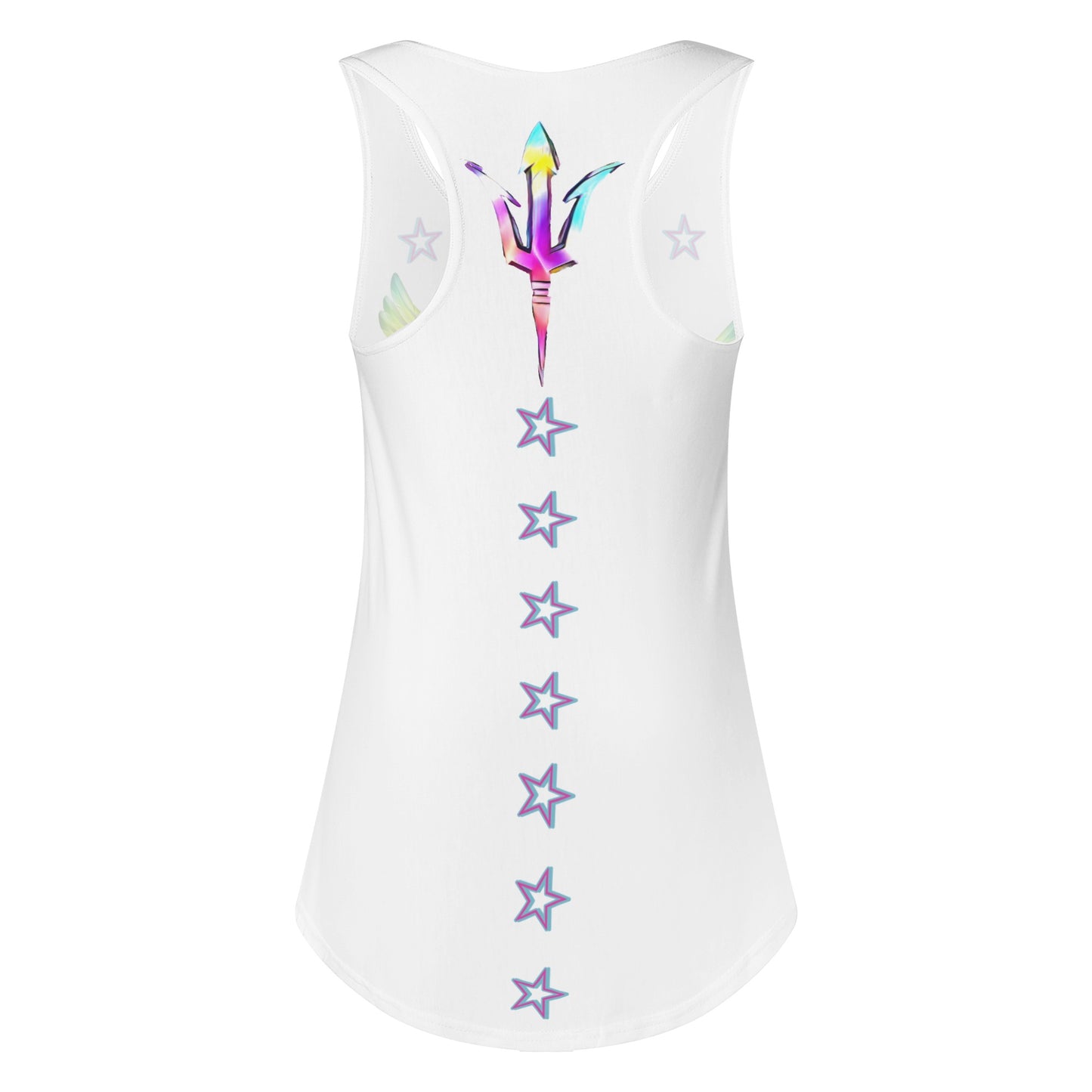 Sun Devils S.O.S Tie-Die Edition Womens White Vest