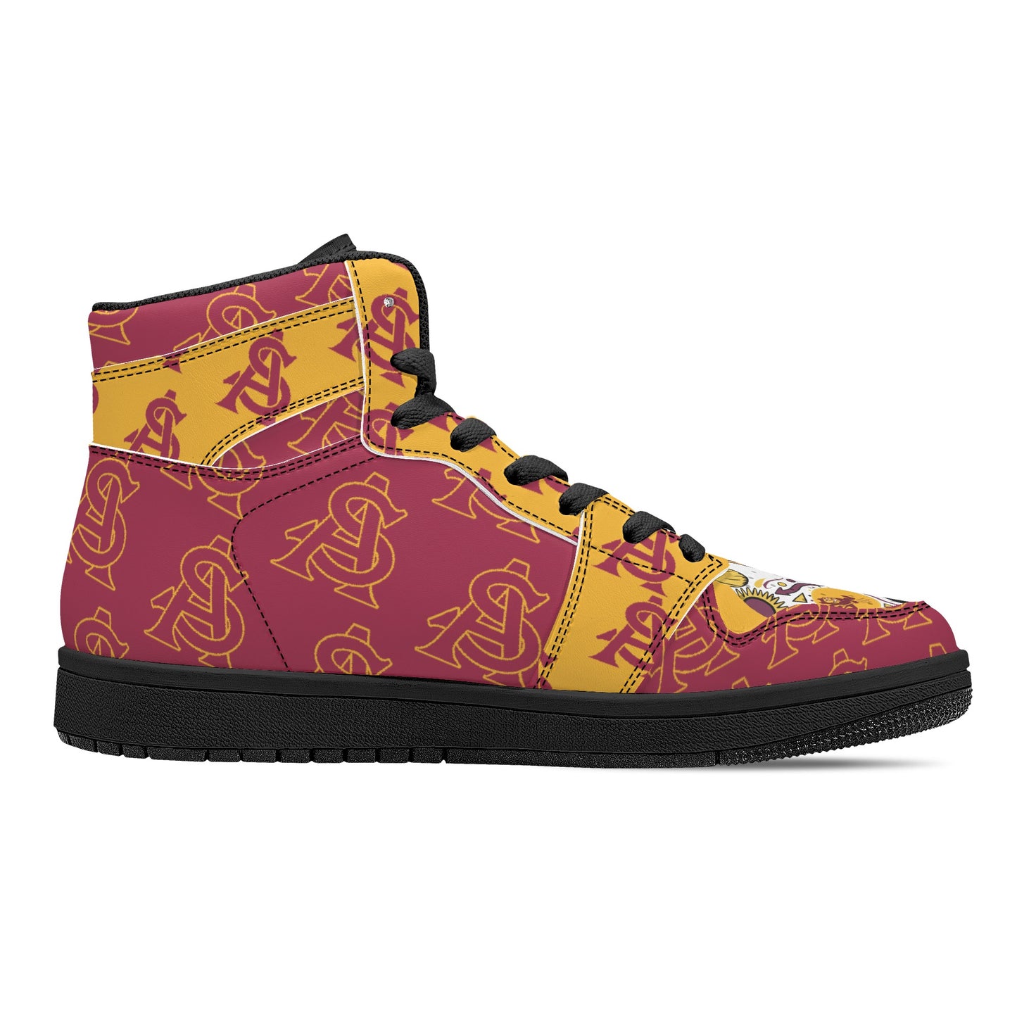 Sun Devil S.O.S Edition Mens Maroon/Gold High Top Leather Star Kicks