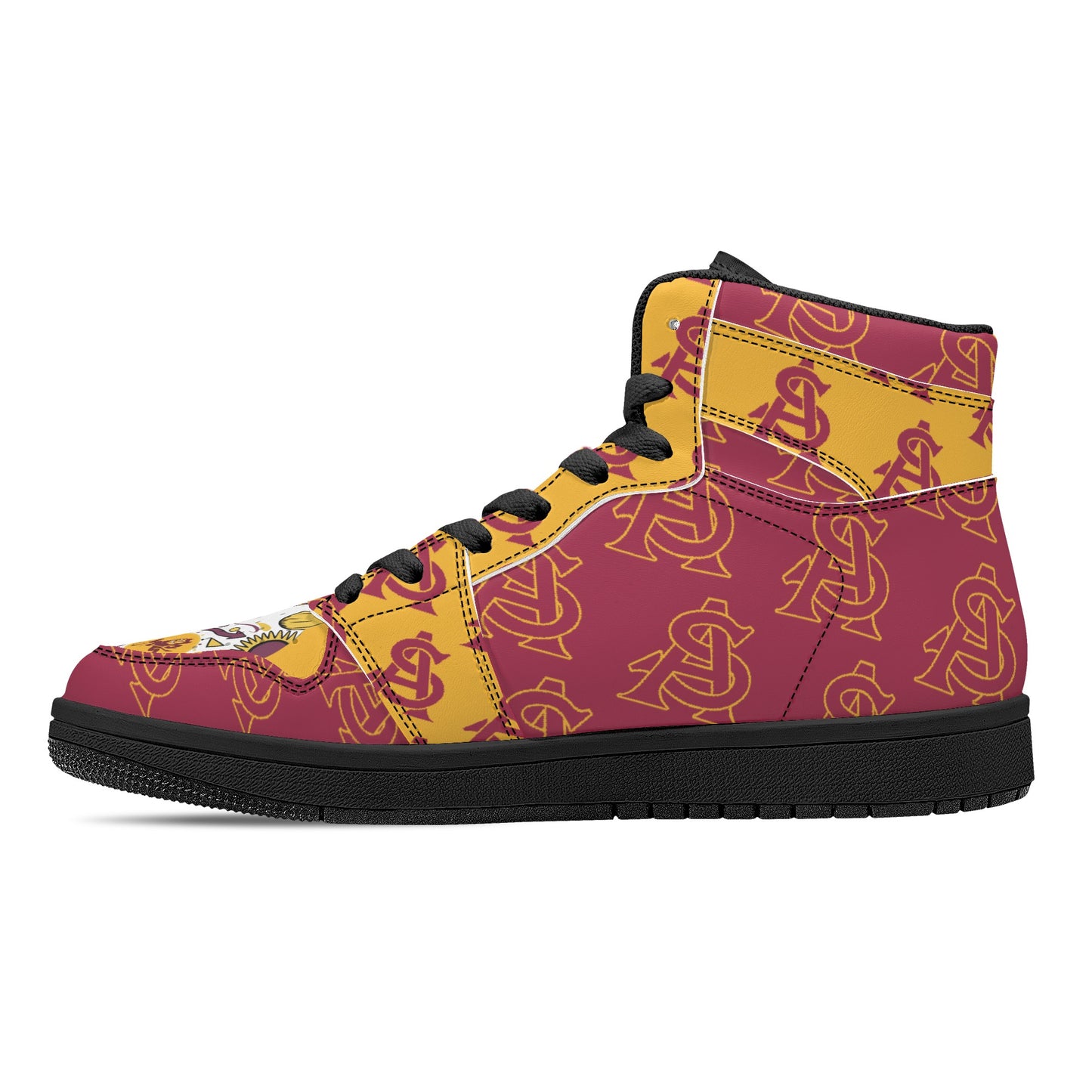 Sun Devil S.O.S Edition Mens Maroon/Gold High Top Leather Star Kicks