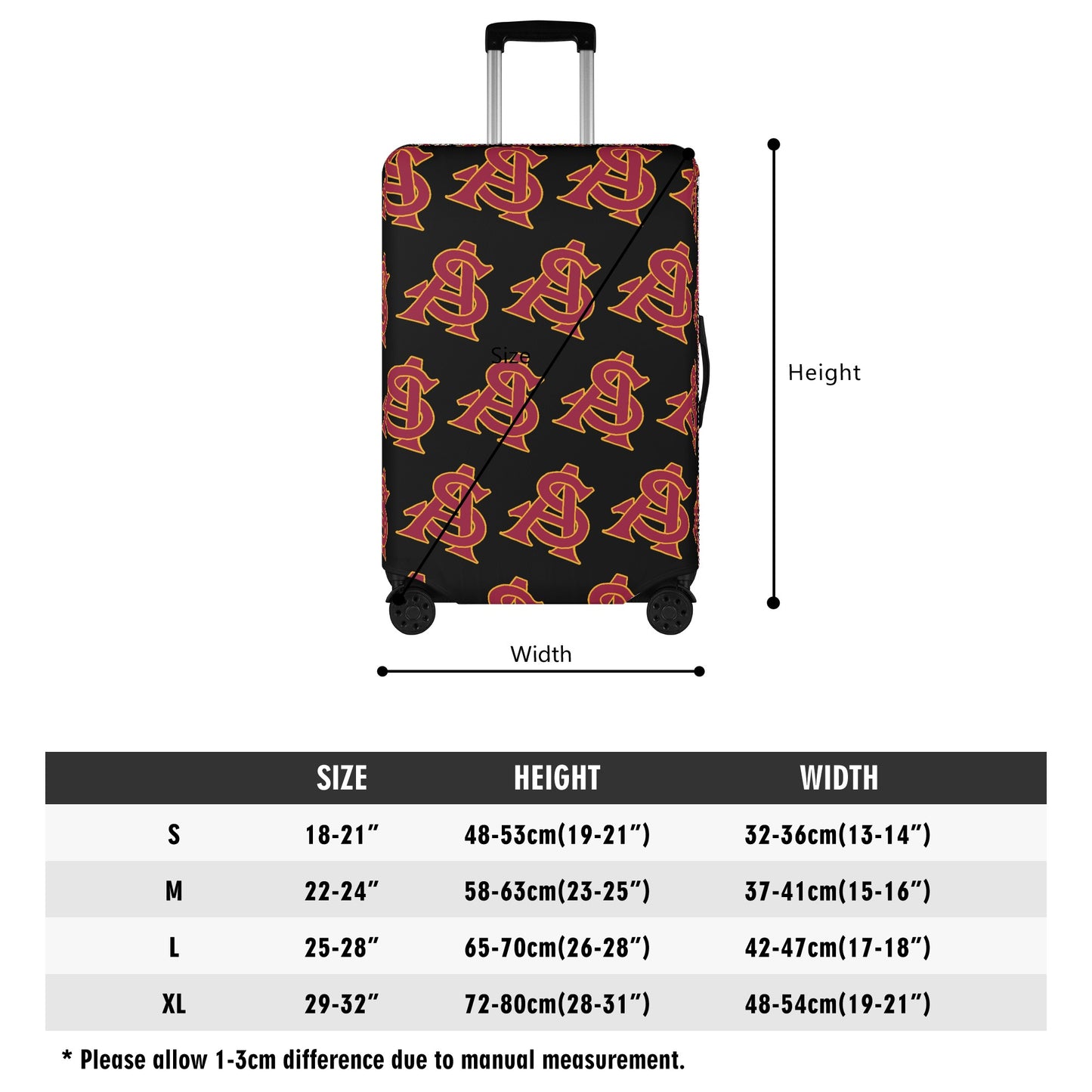 Sun Devils S.O.S Edition Polyester Luggage Cover