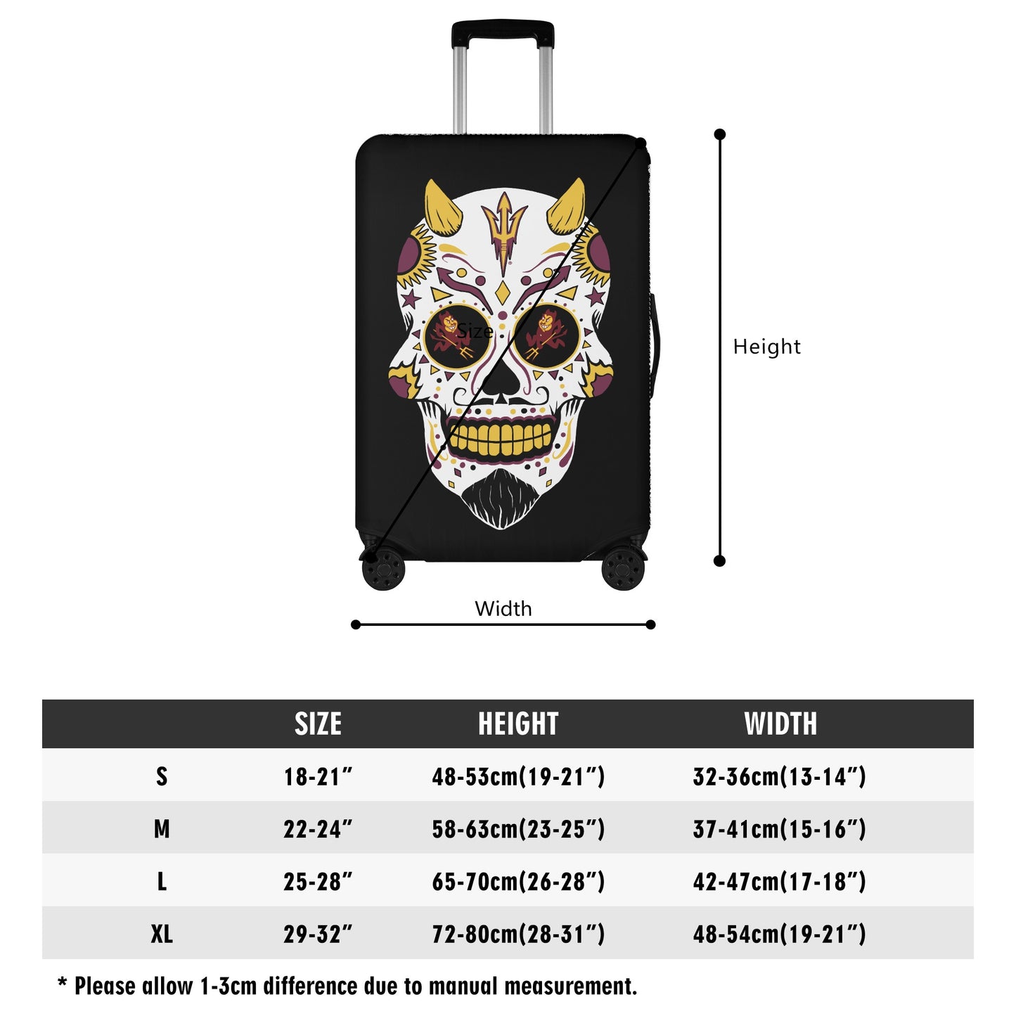 Sun Devils S.O.S Edition Polyester Luggage Cover