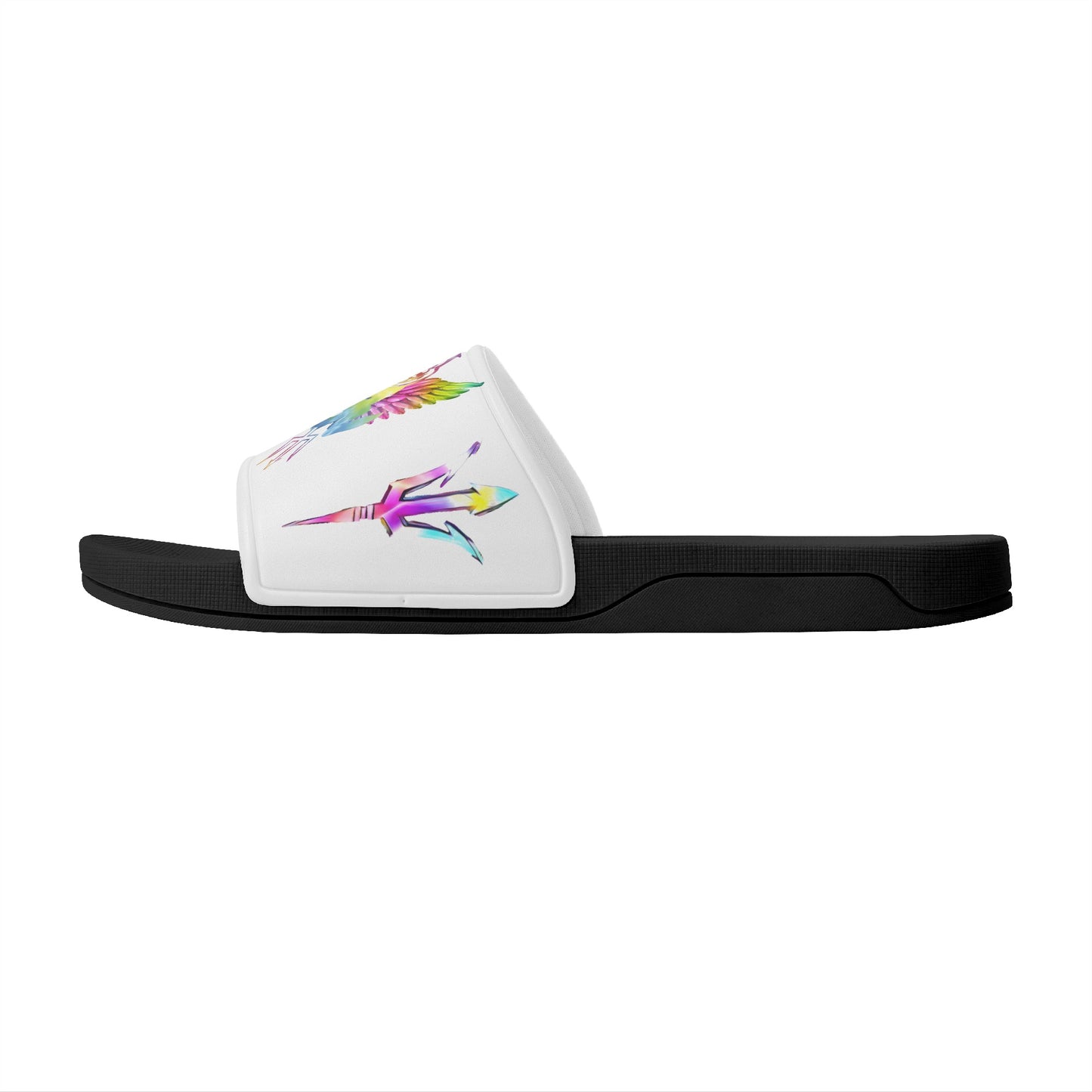 Sun Devil Tie-Die Edition Womens White Star Slides