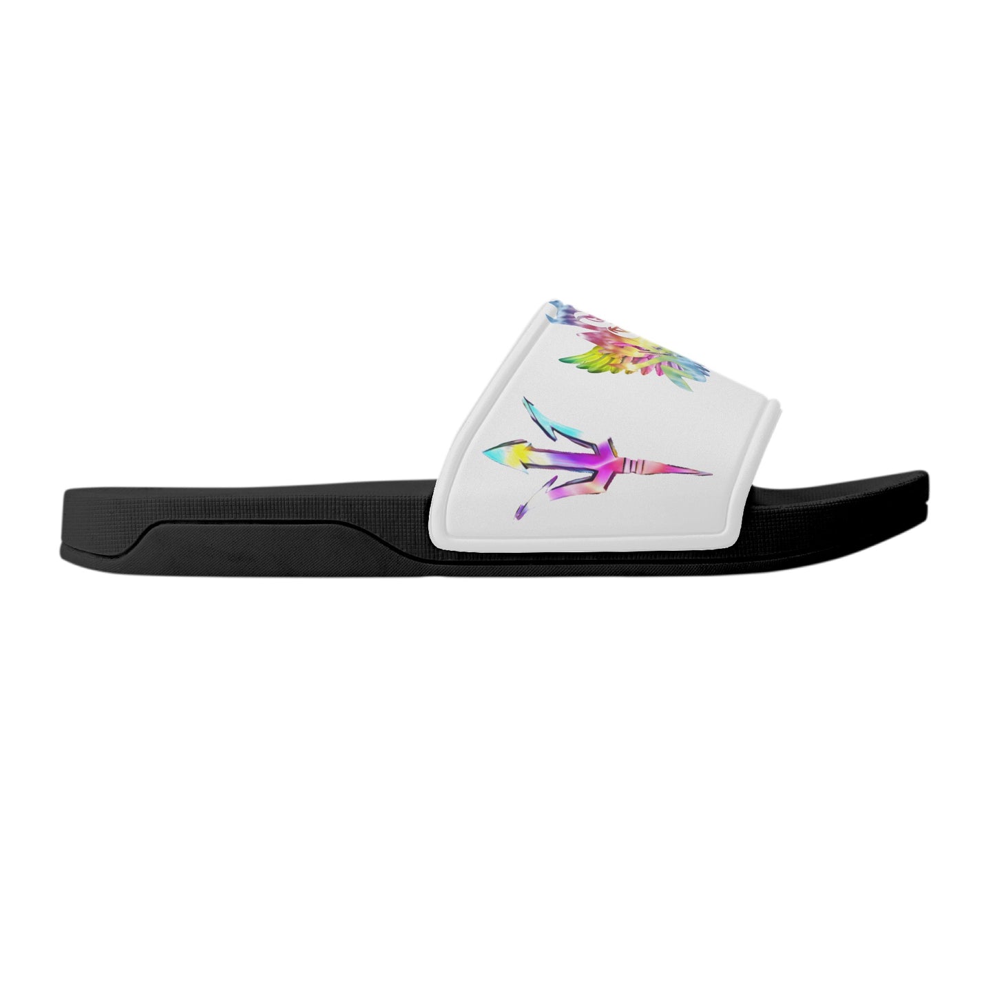 Sun Devil Tie-Die Edition Womens White Star Slides